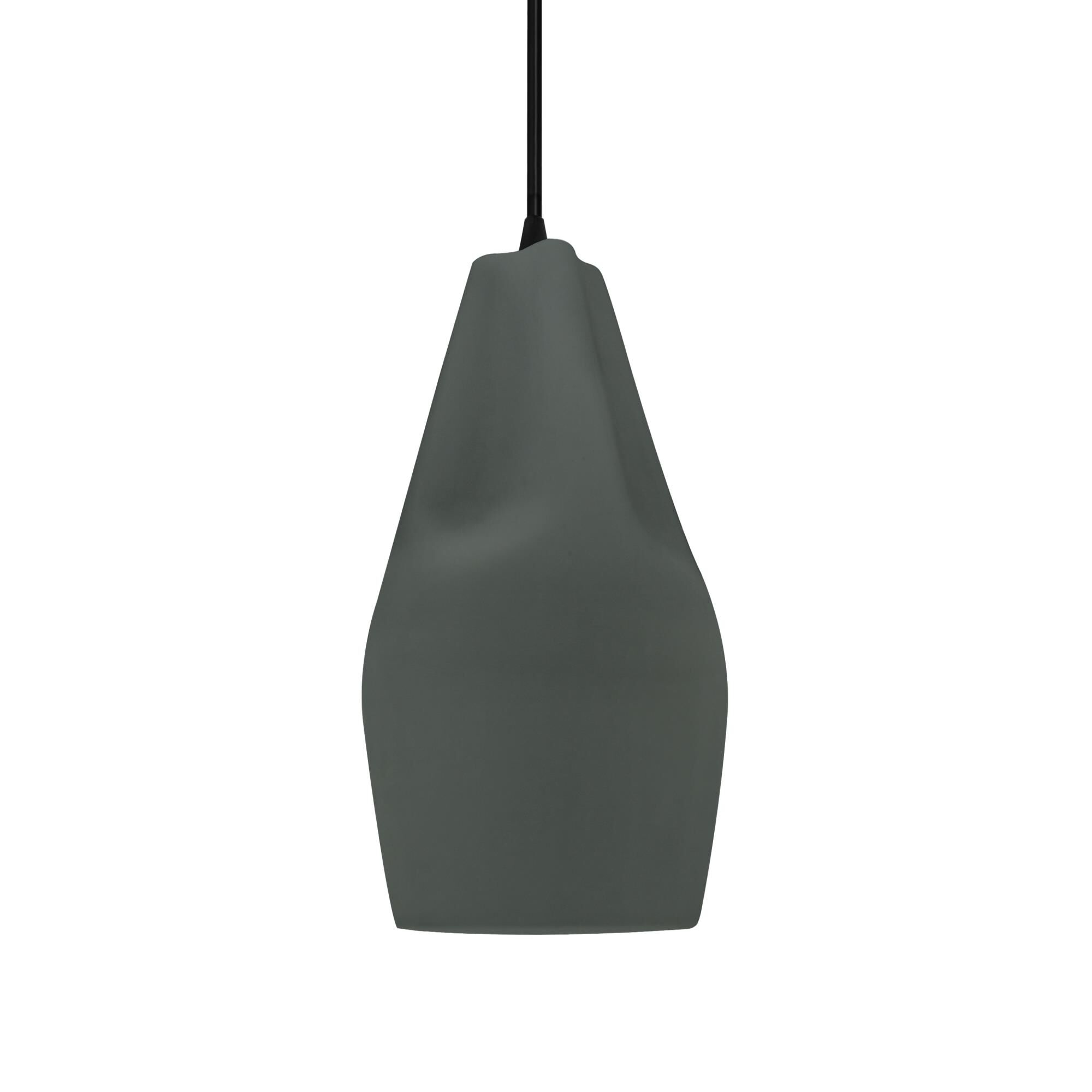 Shown in Matte Black finish and Pewter Green shade