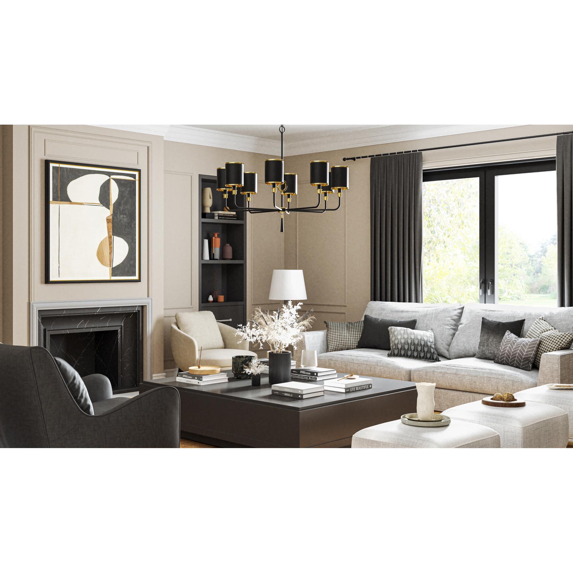 Lockery 40 Inch Chandelier by Quoizel