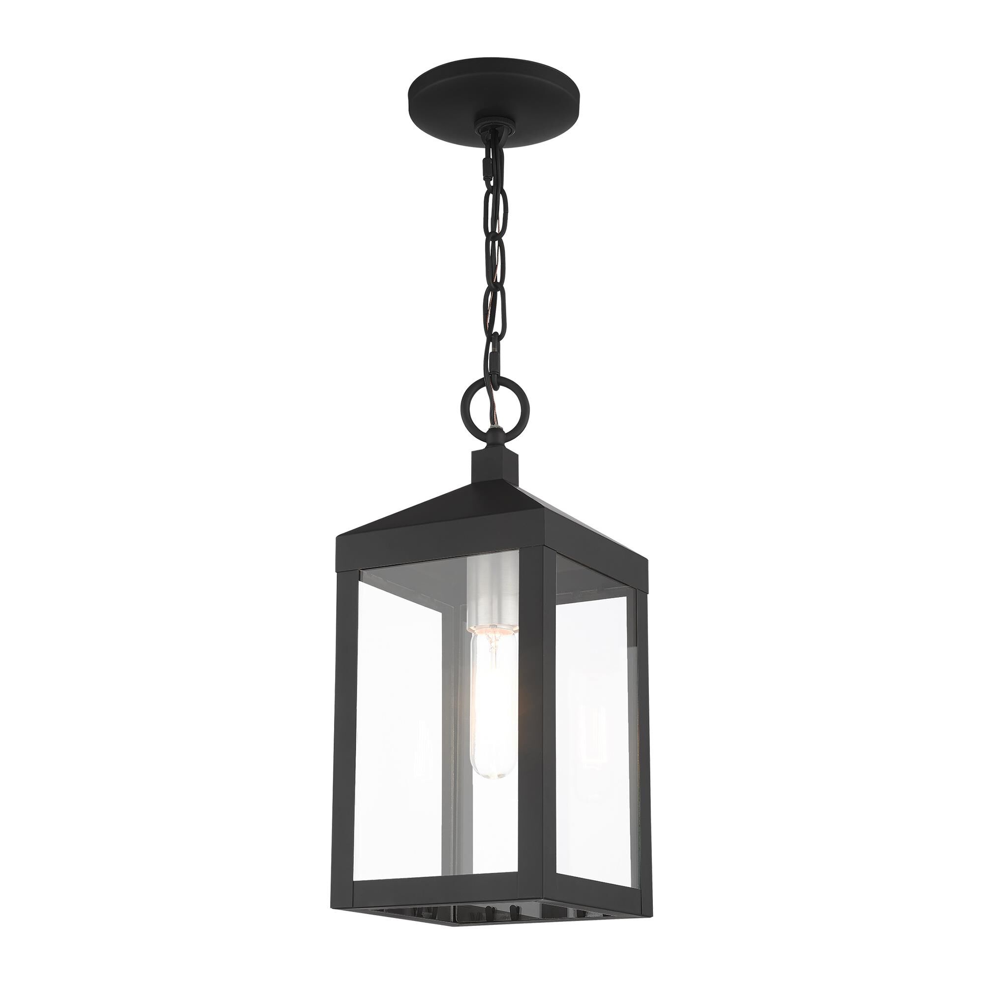Livex Lighting Nyack 14 Inch Tall Outdoor Hanging Lantern