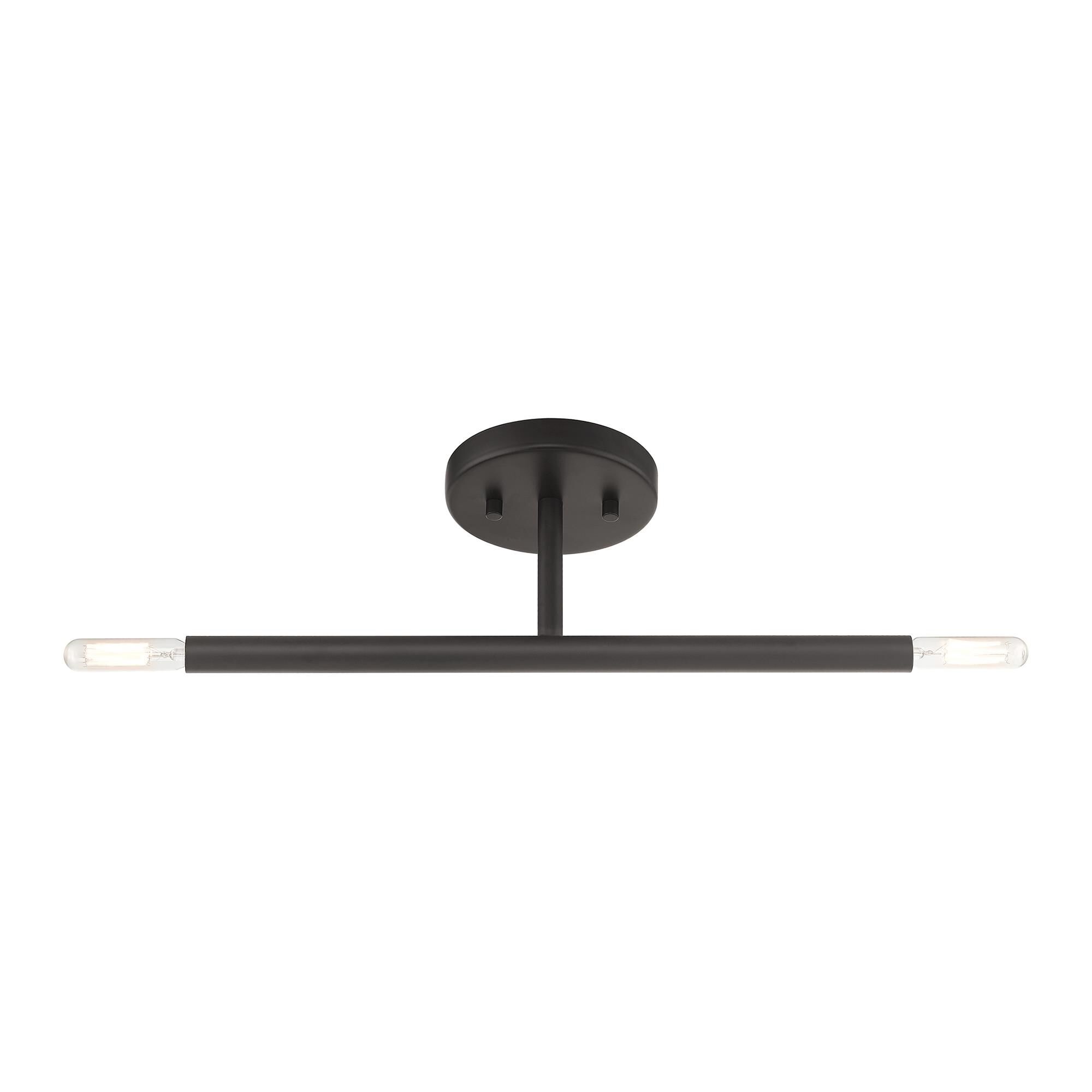 Copenhagen 17 Inch 2 Light Semi Flush Mount by Livex Lighting