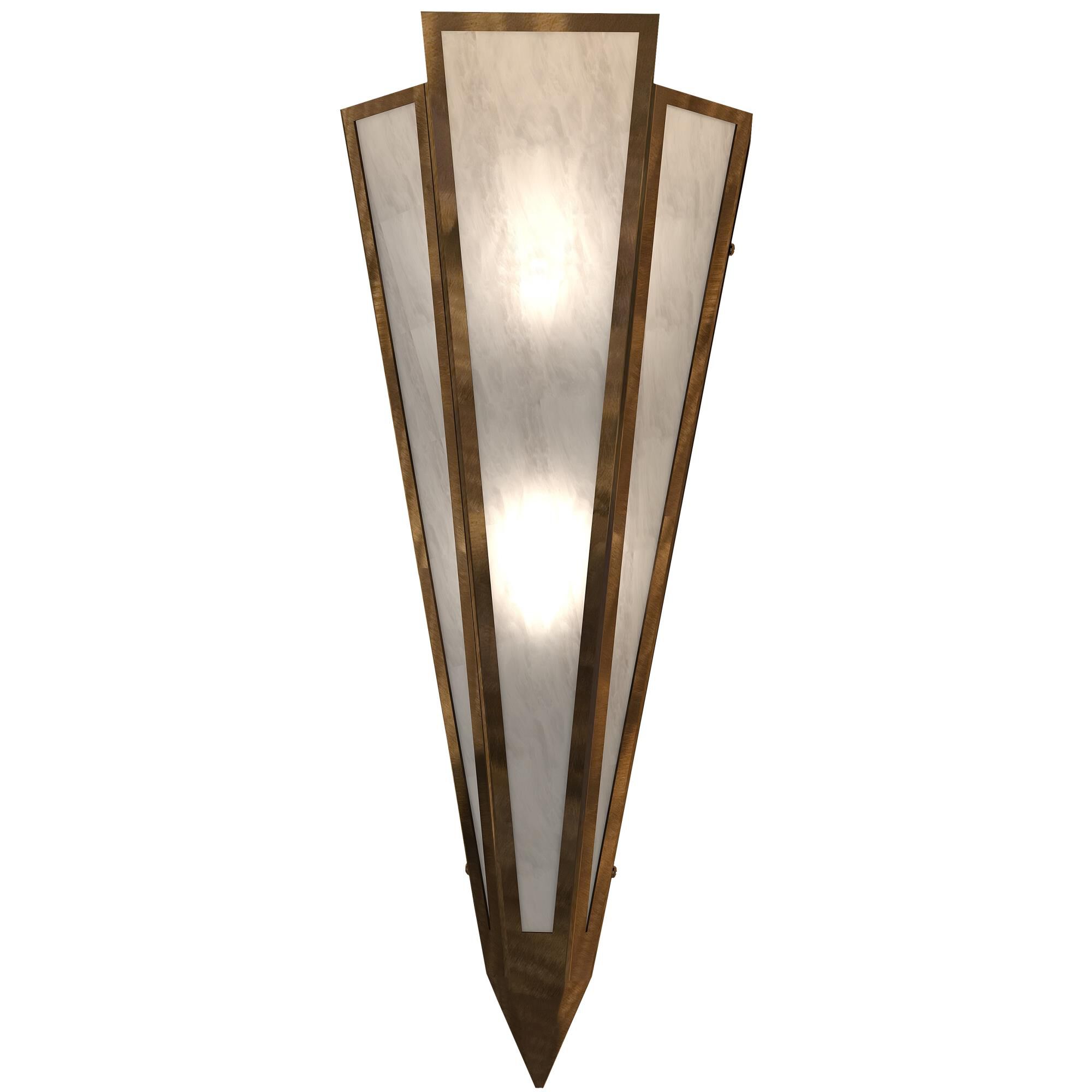 Shown in Antique Copper Finish finish and White glass