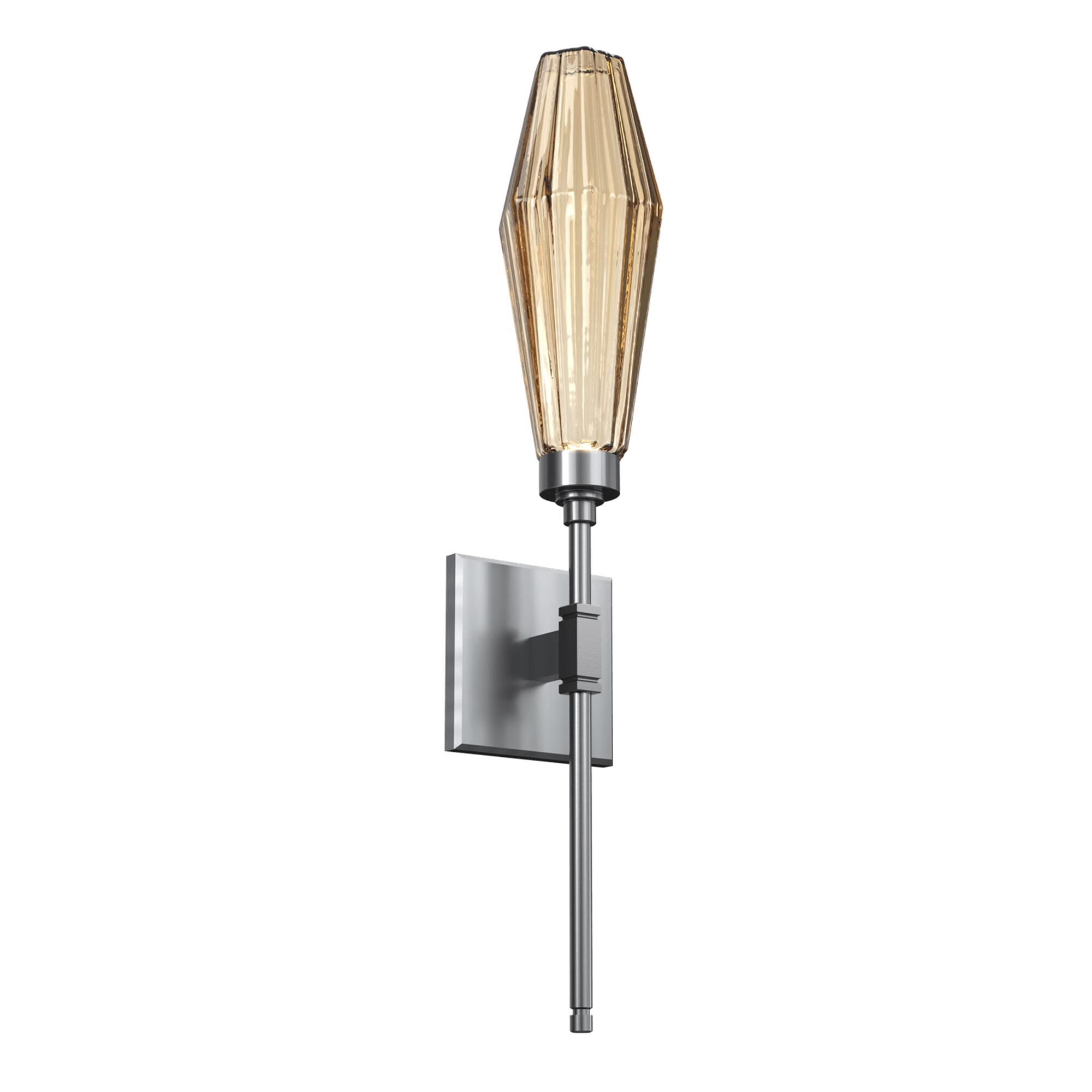 Shown in Graphite finish and Optic Rib Bronze glass