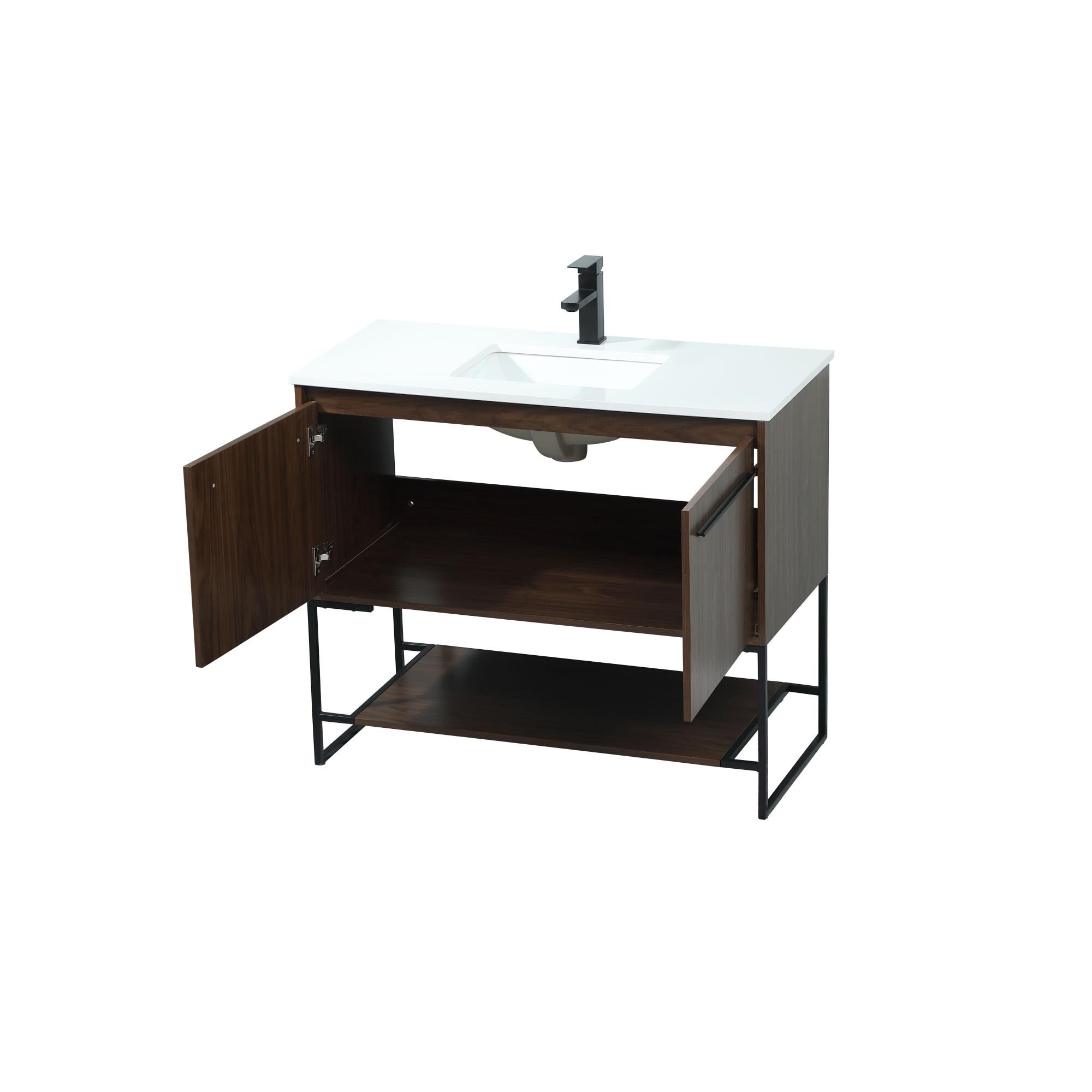 Shown in Walnut finish