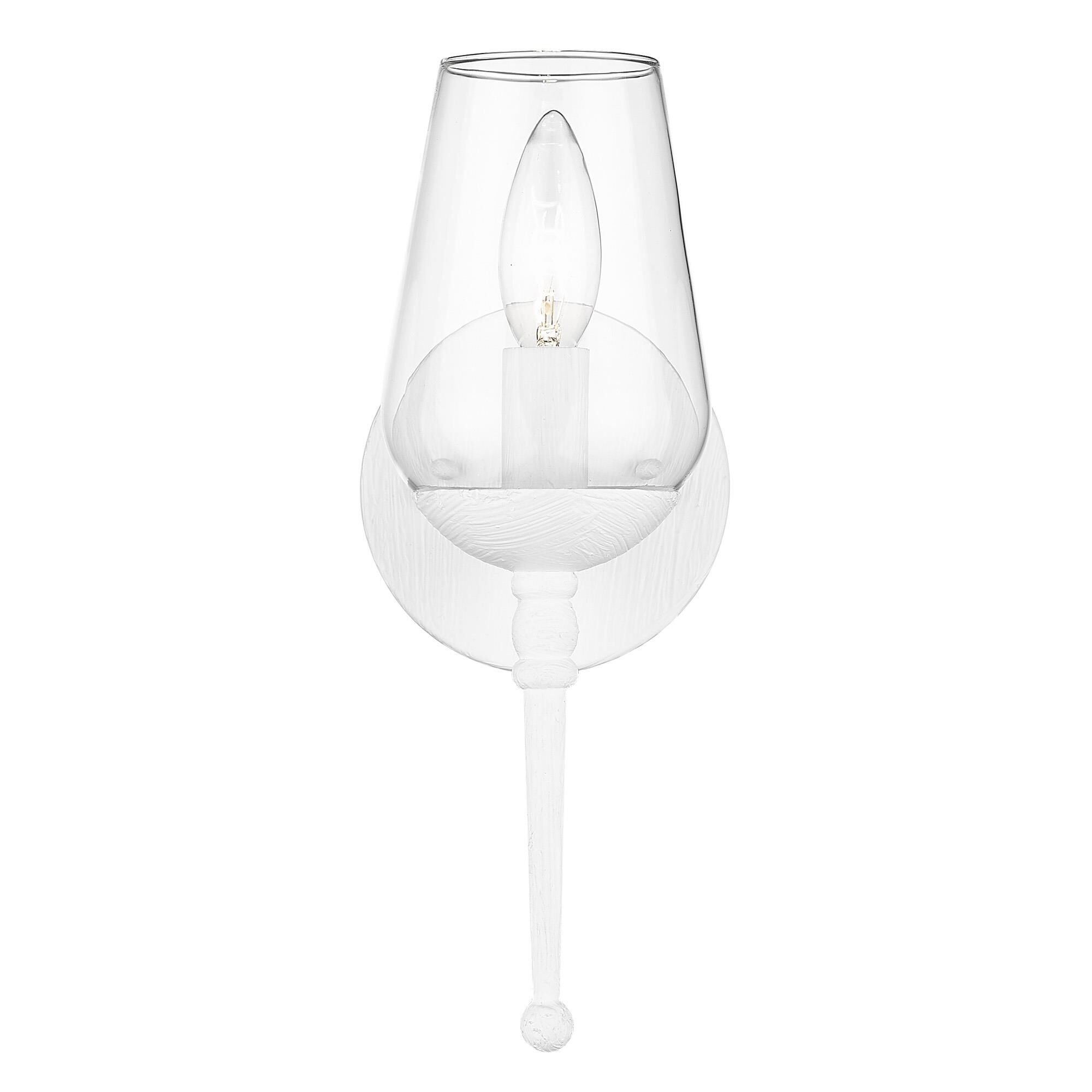 Shown in Textured White Plaster finish and Clear glass