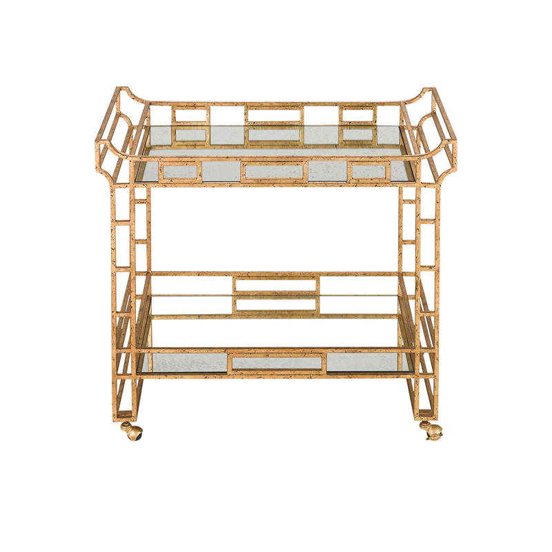 Odeon Bar Cart by Currey & Company