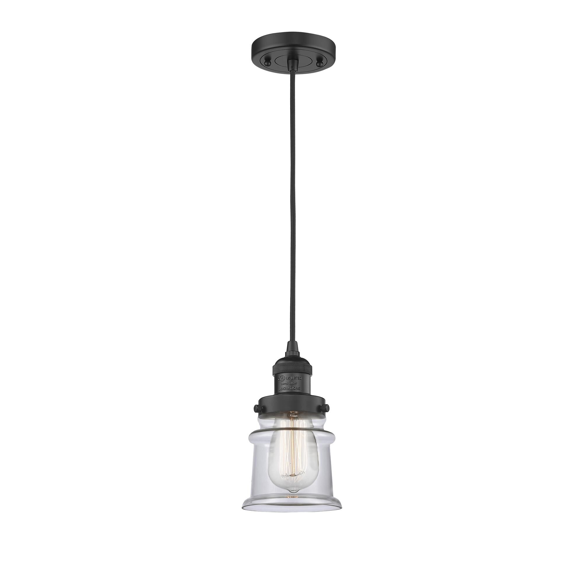 Shown in Matte Black finish and Clear glass