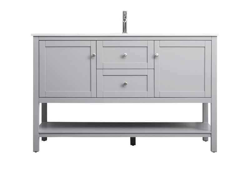 Heath 54 Inch Bath Vanity by Elegant Decor
