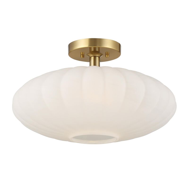 18 Inch Semi Flush Mount by Meridian Lighting