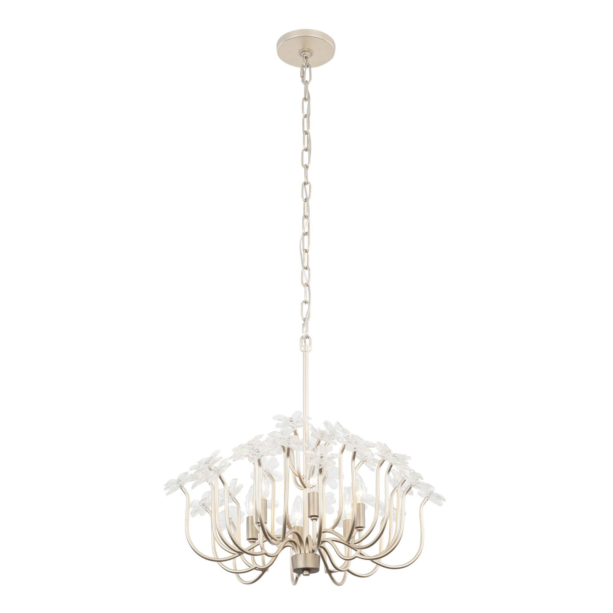 Wildflower 26 Inch 6 Light Chandelier by Varaluz