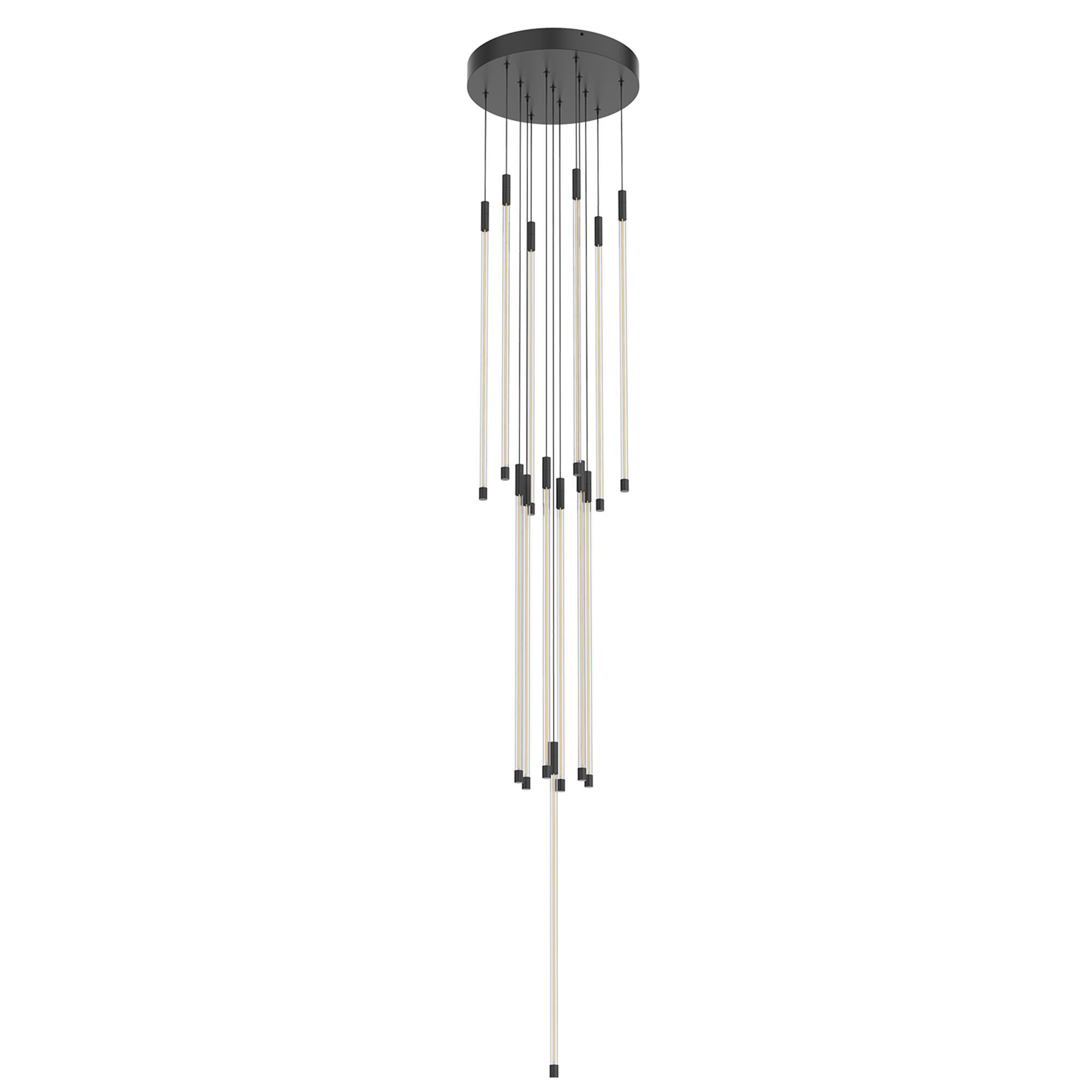 Shown in Black finish and Clear glass