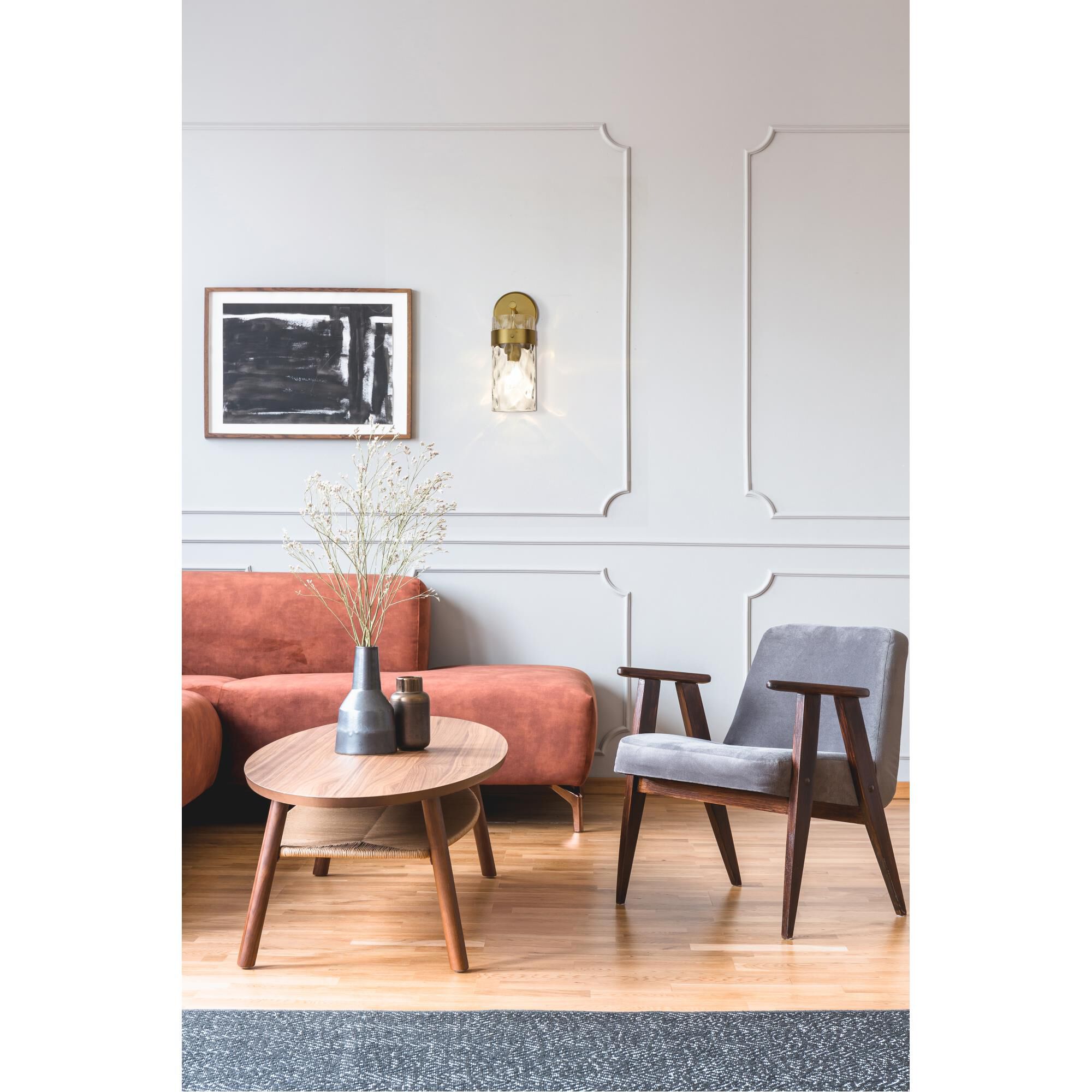 Shown in Rubbed Brass finish