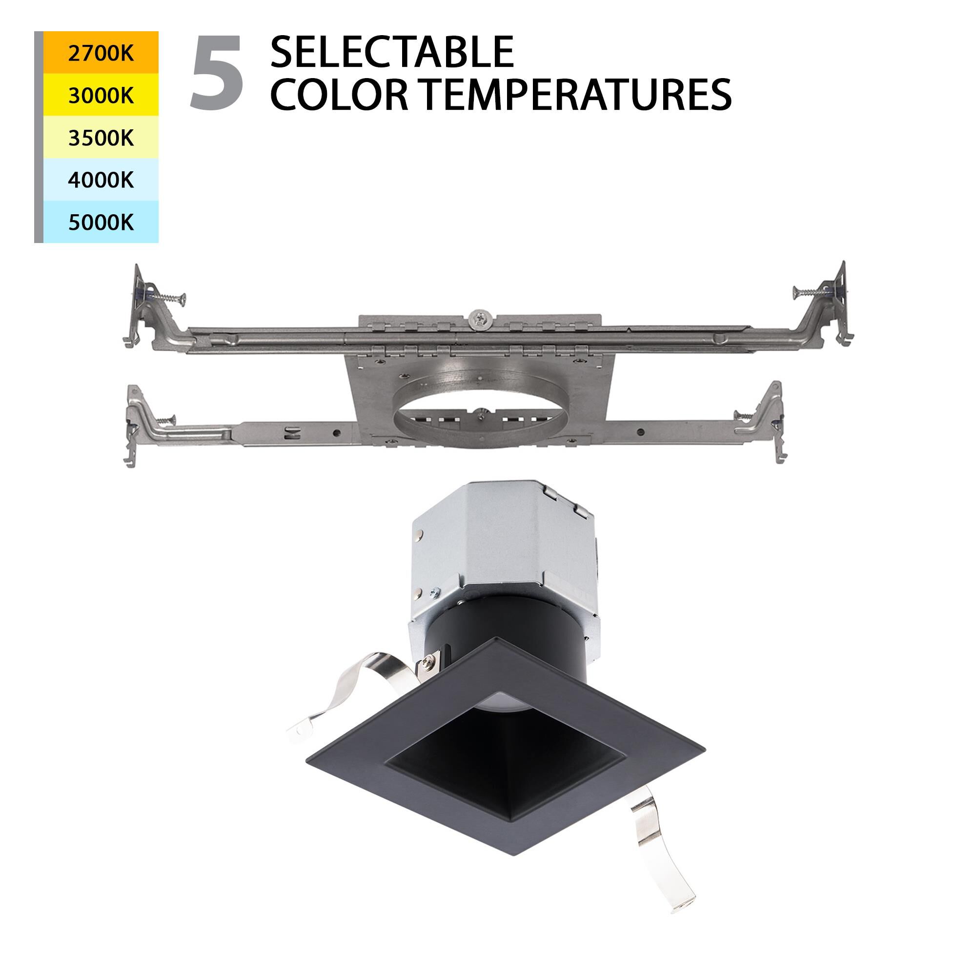 Pop-In 9 Inch Recessed Lighting Trim by WAC Lighting