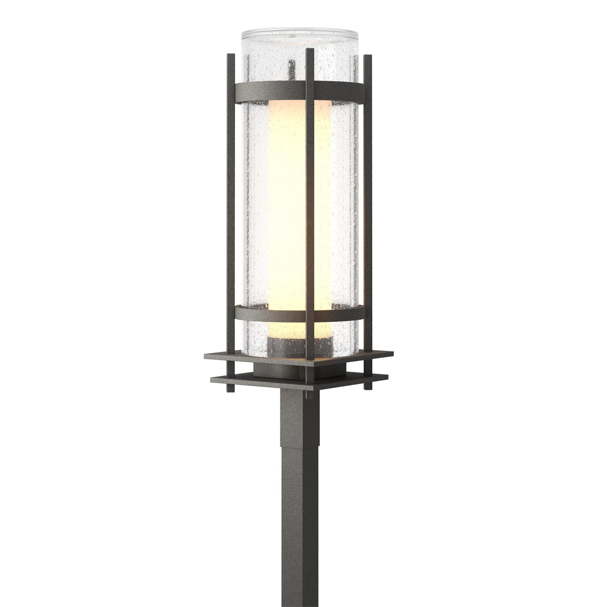 Hubbardton Forge Banded 22 Inch Tall Outdoor Post Lamp