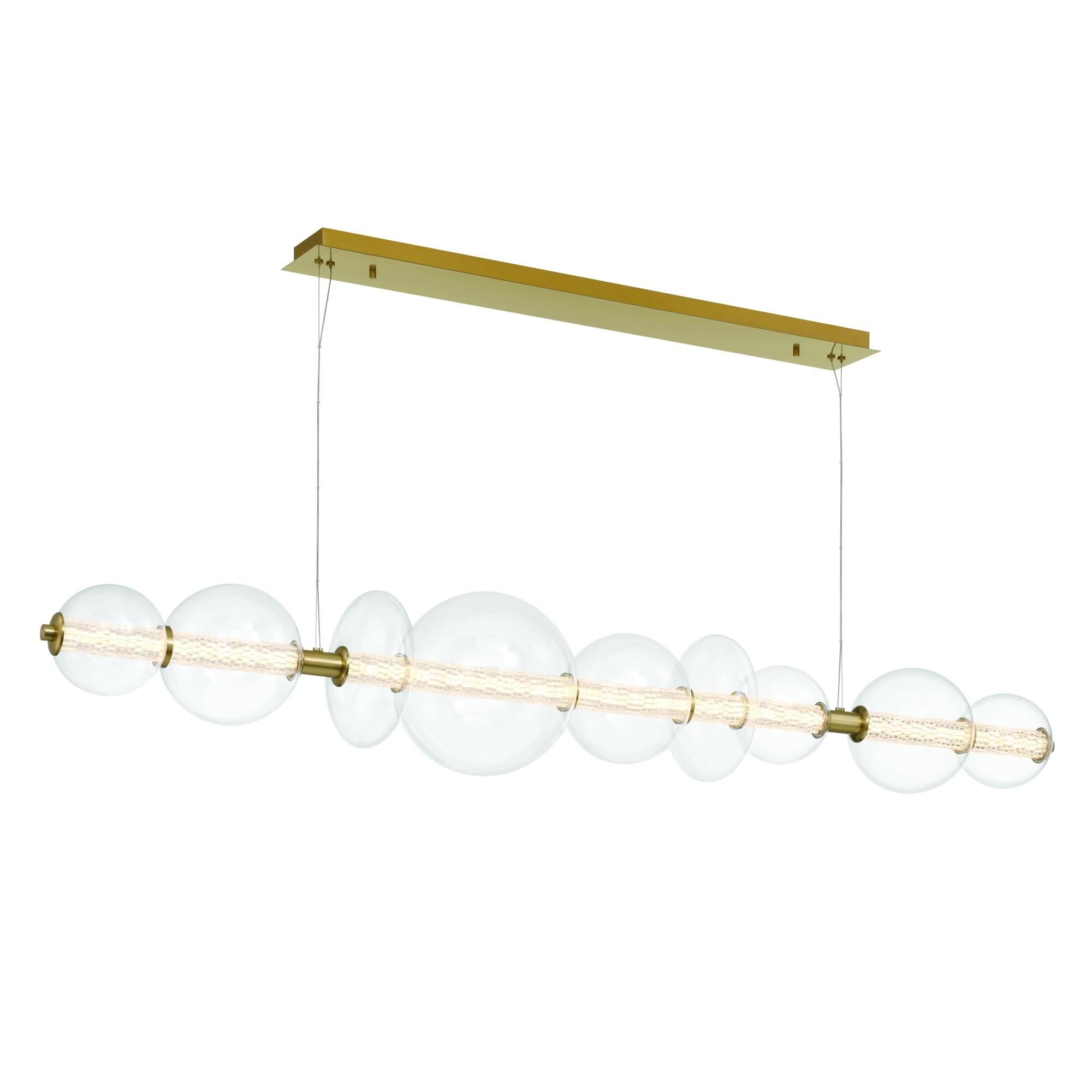 Atomo Large Linear Chandelier,