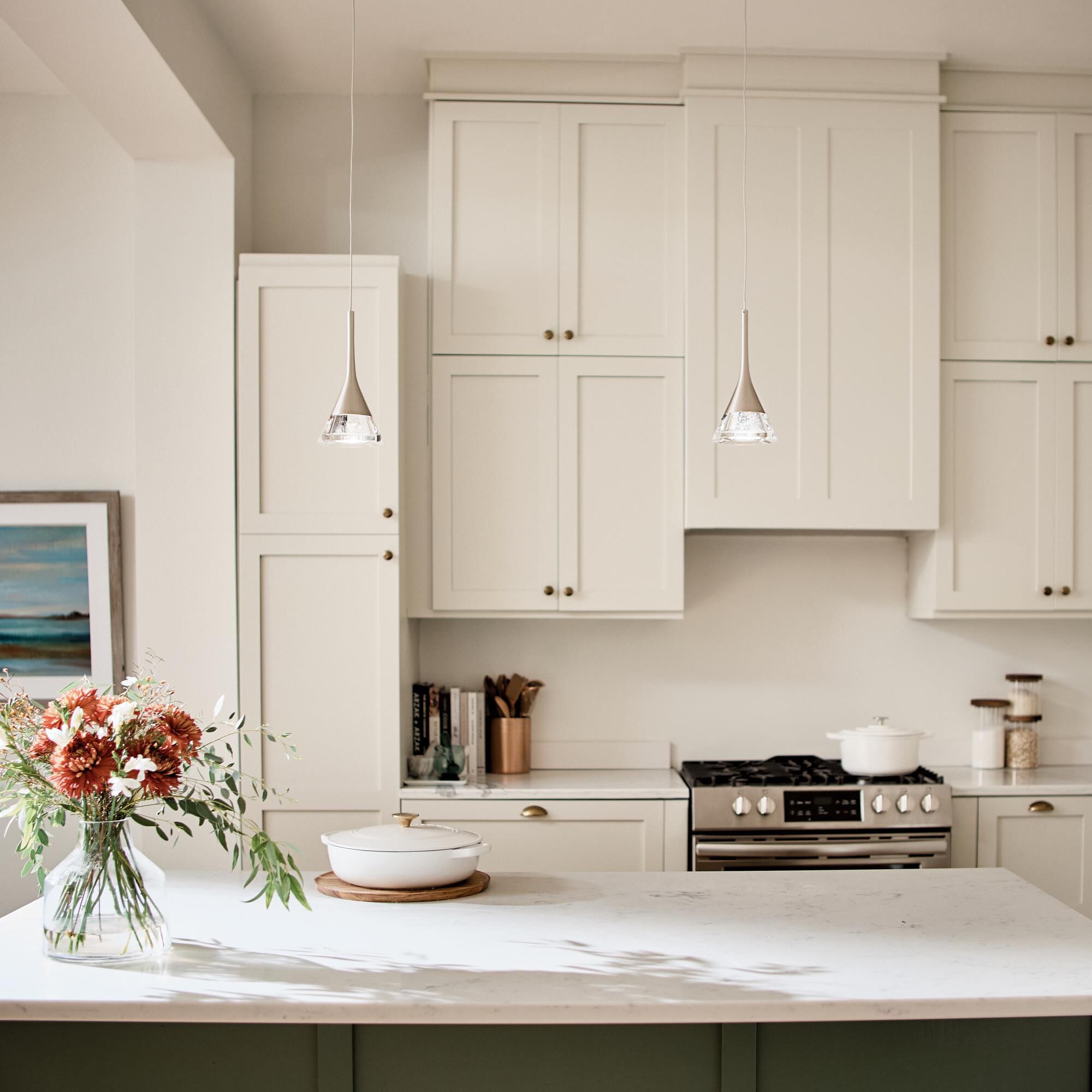 Shown in Brushed Nickel finish