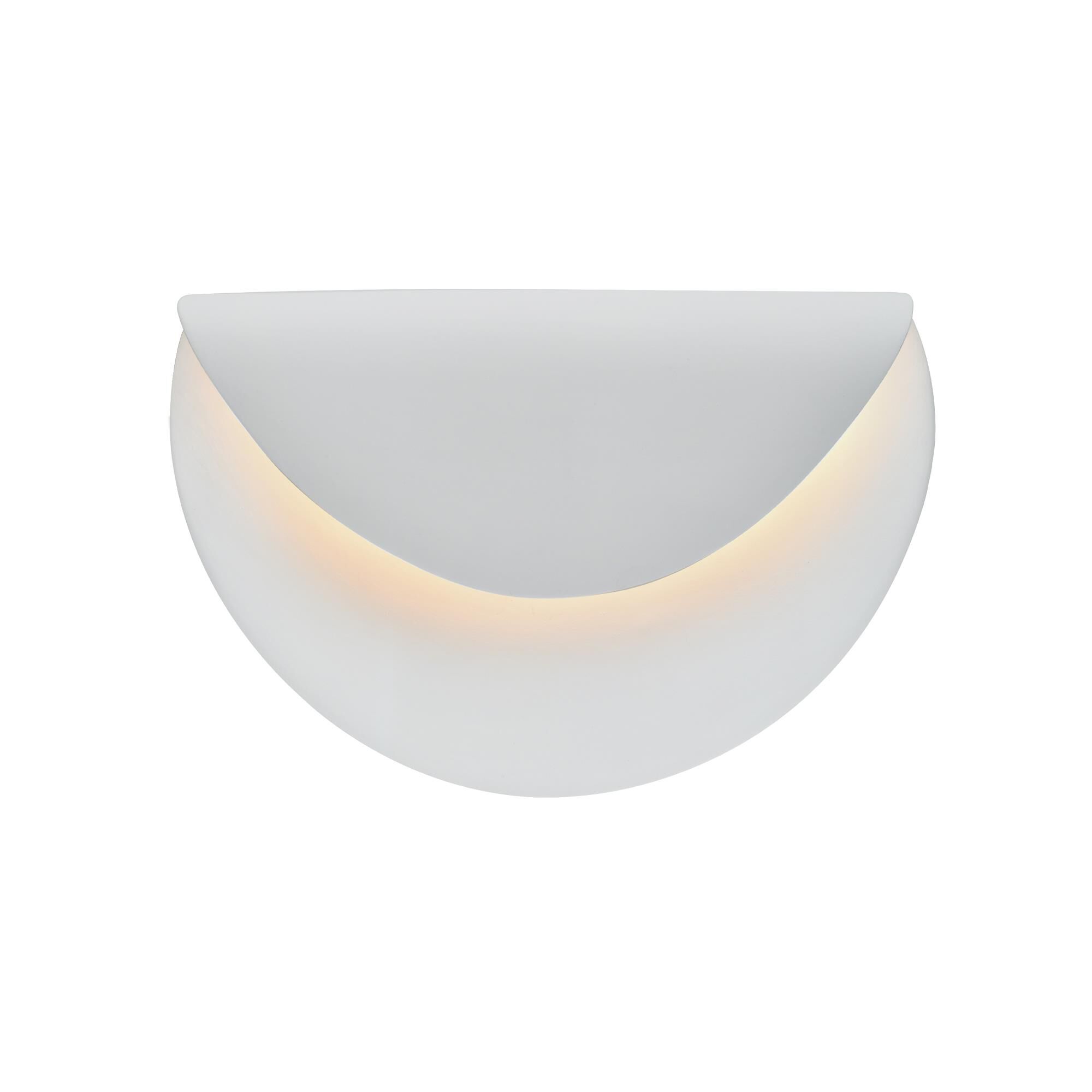 Shown in Gloss White finish and Gloss White shade