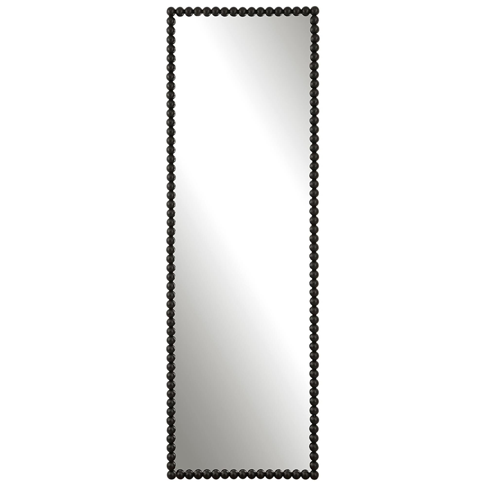 Shown in This Iron Frame Features A Beaded Profile Finished In A Stylish Satin Black. May Be Hung Horizontal  finish