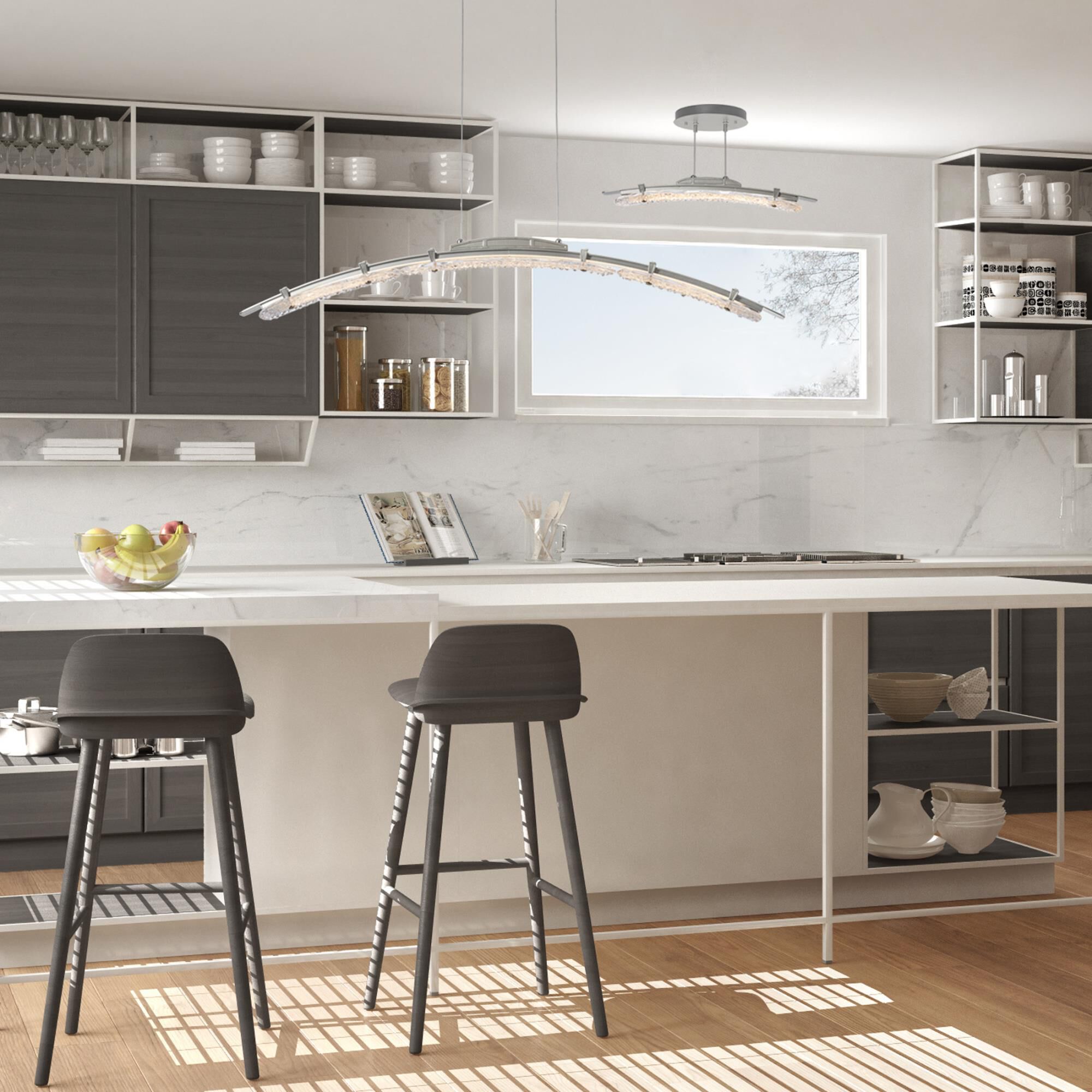 Glissade Mini Pendant by Hubbardton Forge