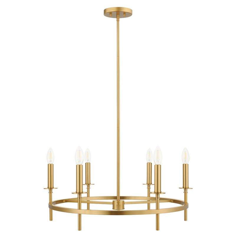 25 Inch Chandelier by Meridian Lighting