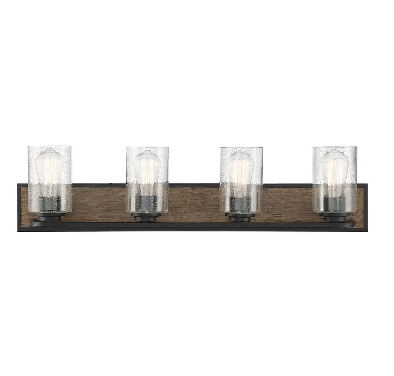 Lighting One Sheppard 32 Inch 4 Light Bath Vanity Light by Savoy House