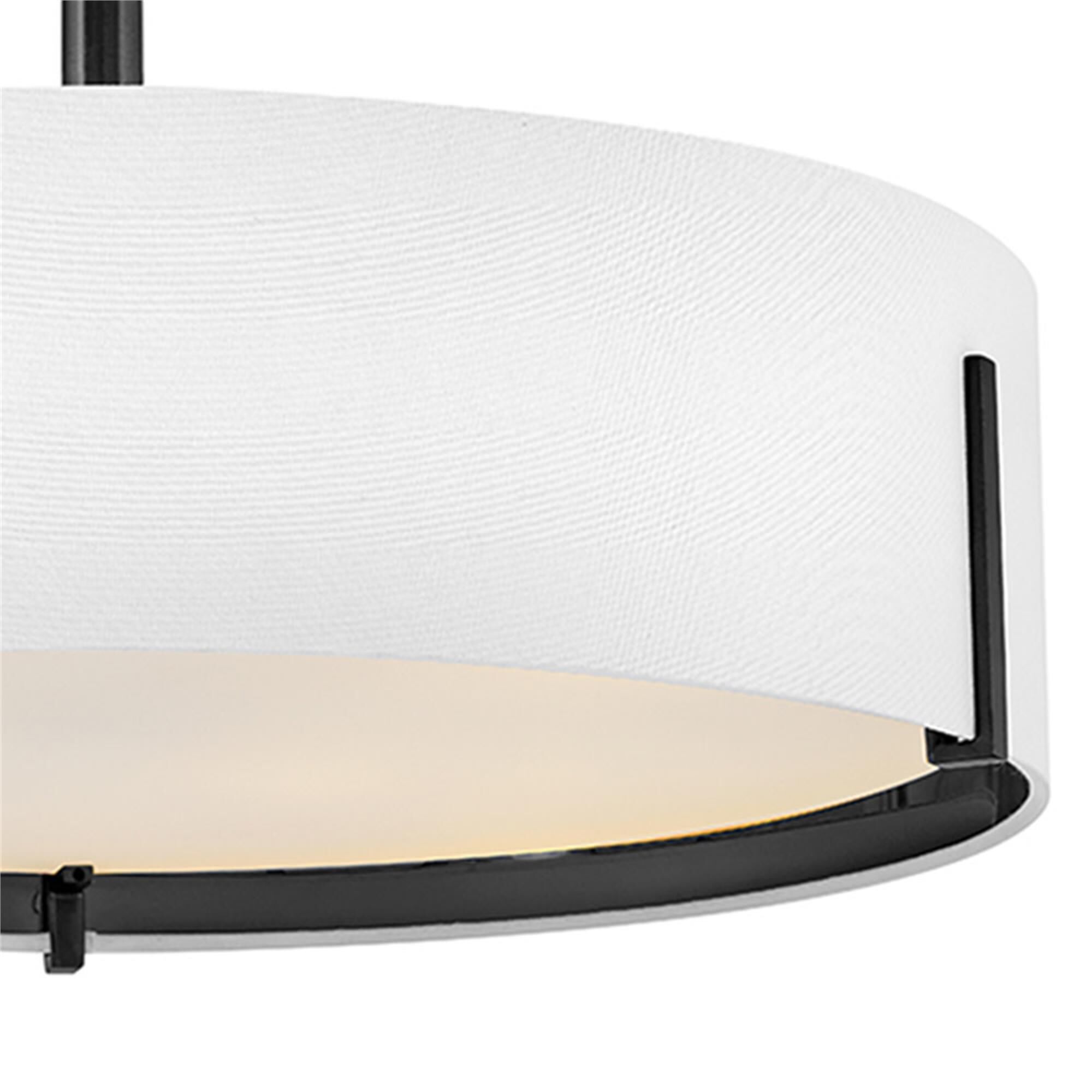 Halle 20 Inch 4 Light Semi Flush Mount,