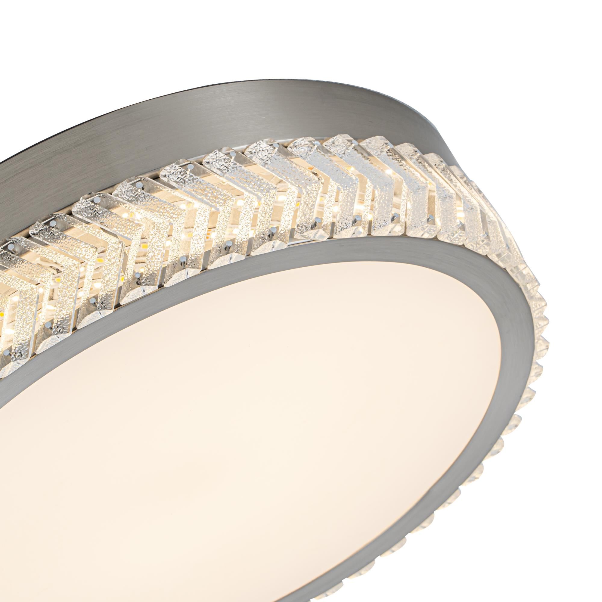 Chevron 16 Inch Flush Mount by Artcraft