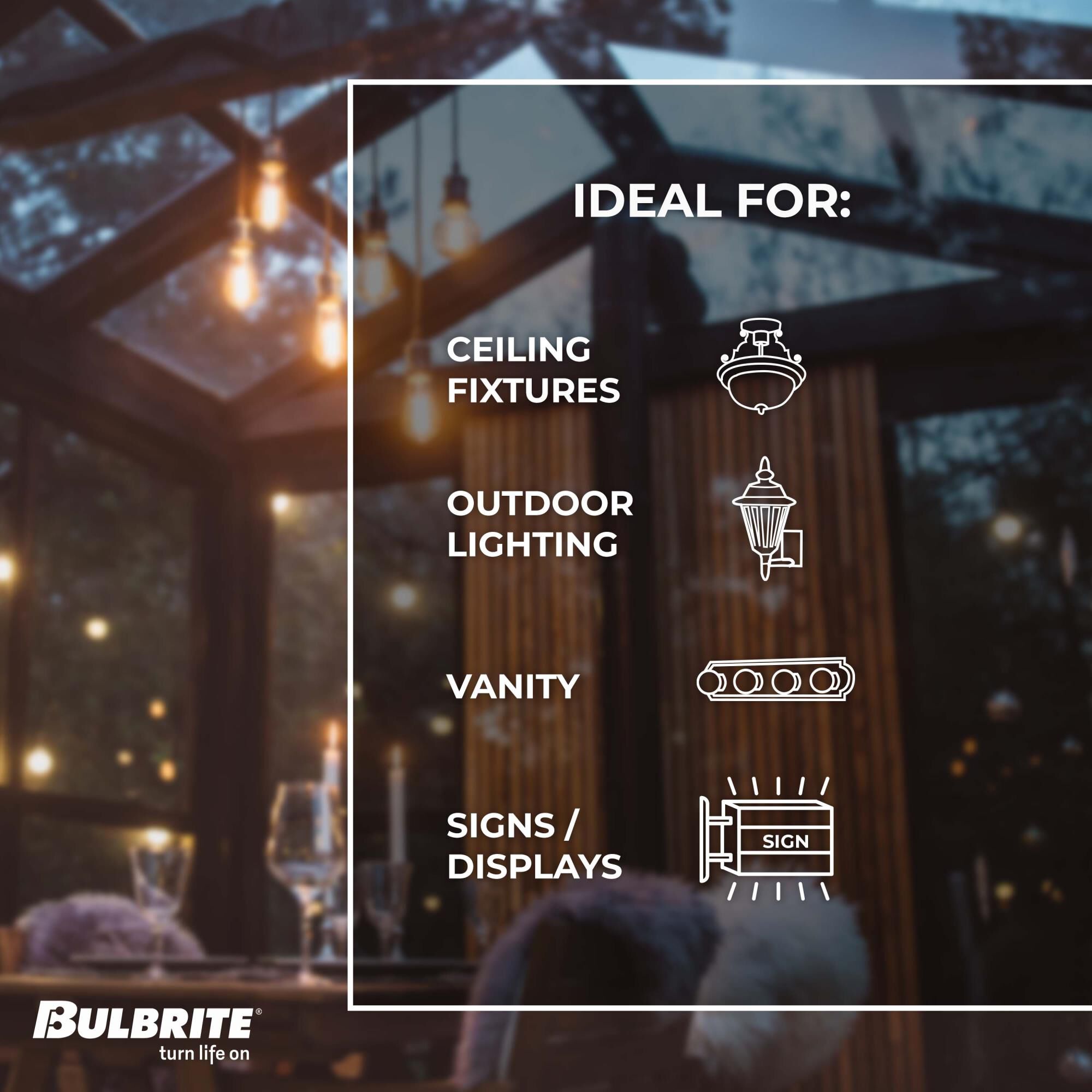 40 Watt 2200K G30 Incandescent Light Bulb by Bulbrite