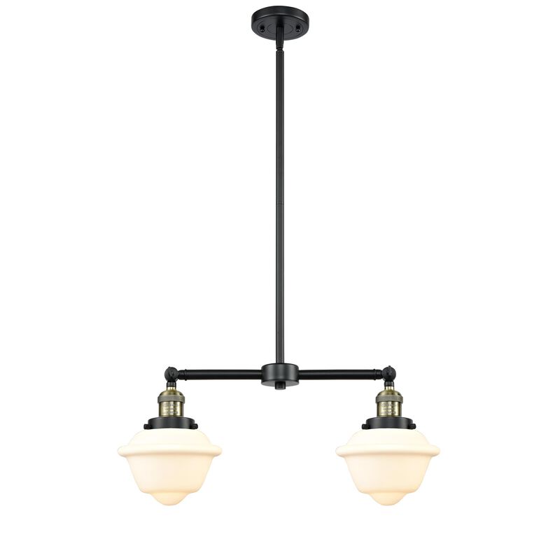 Bruno Marashlian Small Oxford 24 Inch 2 Light Chandelier by Innovations Lighting