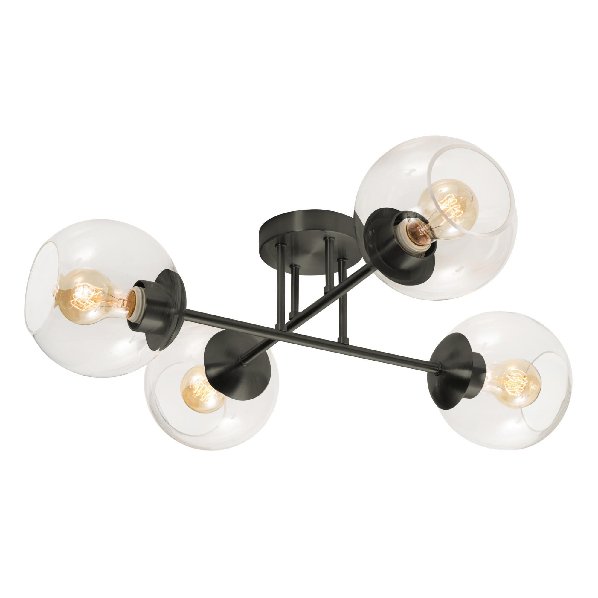 Jamie 25 Inch 4 Light Semi Flush Mount by AFX Lighting