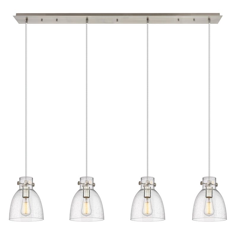 Bruno Marashlian Newton Bell 51 Inch 4 Light Linear Suspension Light by Innovations Lighting