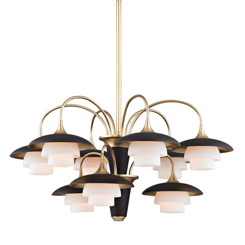 Barron 30 Inch 9 Light Chandelier by Hudson Valley Lighting