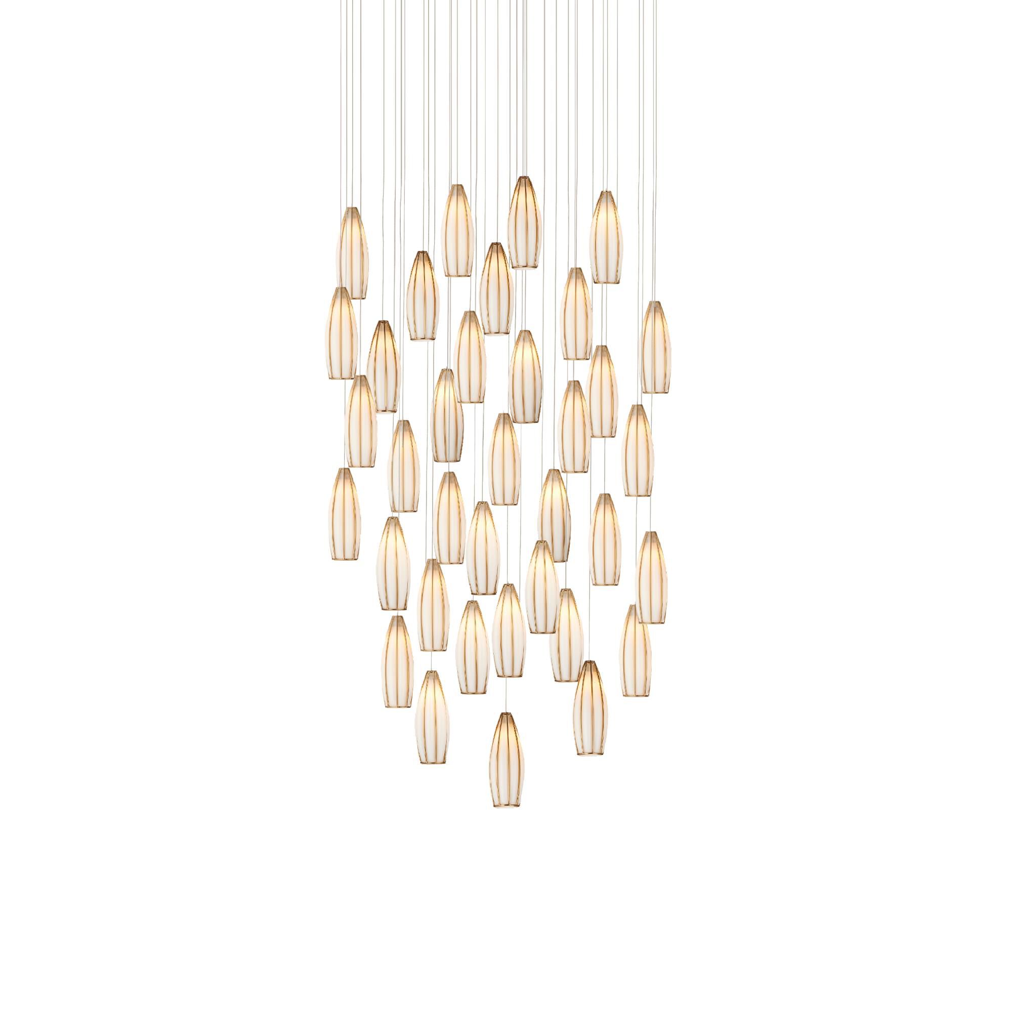 Shown in White and Antique Brass finish