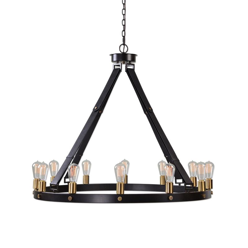 Marlow 40 Inch 12 Light Chandelier by Uttermost