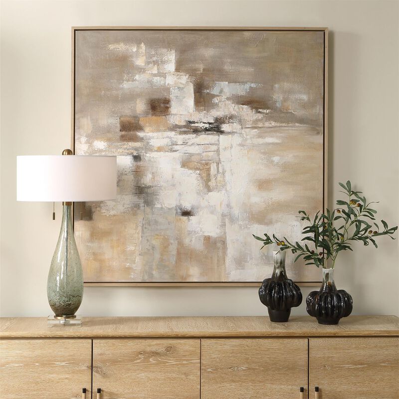 Uttermost Time To Time Hand Painted Abstract Art Painting by Uttermost