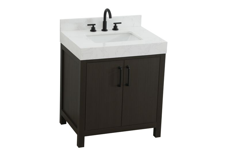 Nathan 30 Inch Bath Vanity by Elegant Dcor