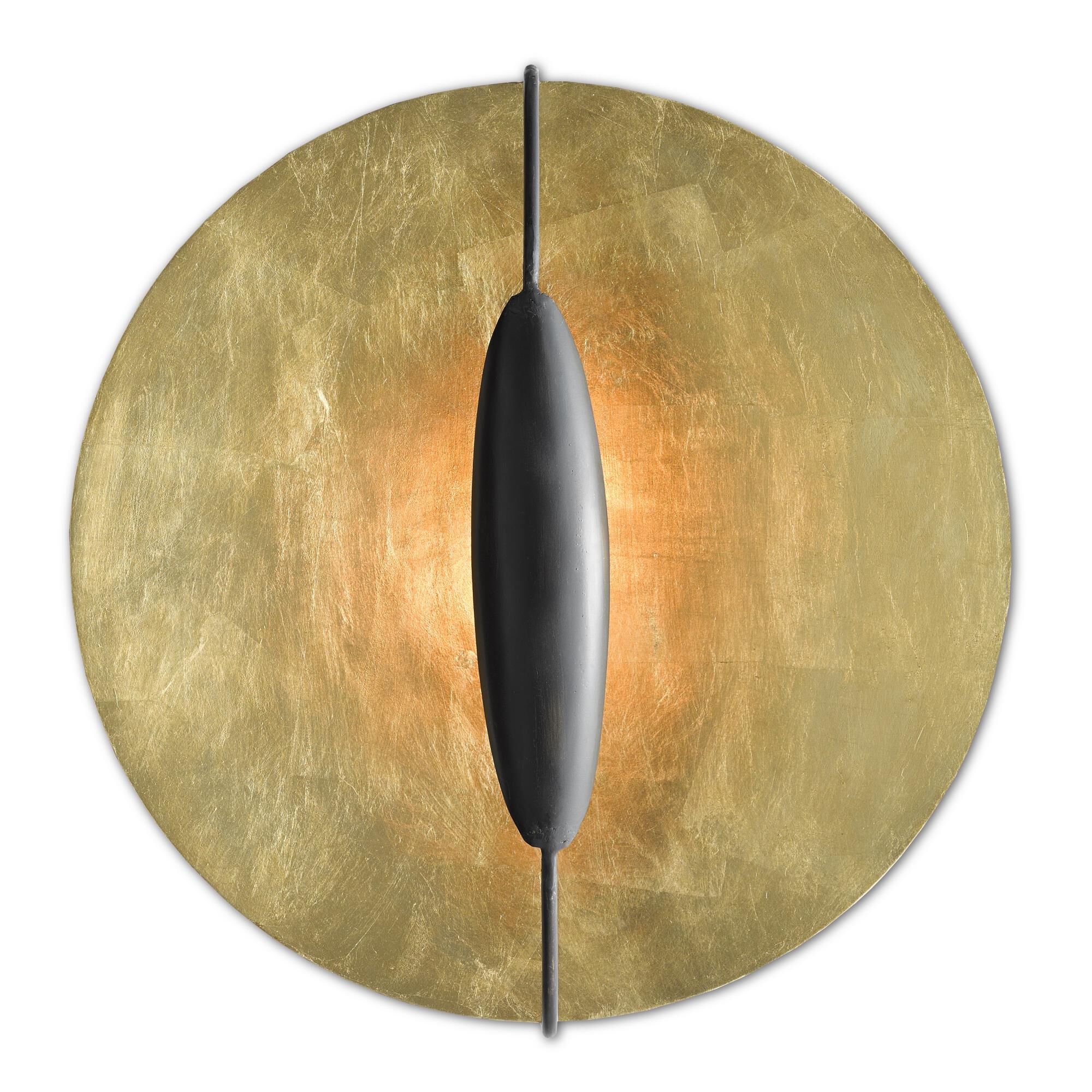 Shown in Contemporary Gold Leaf - Painted Contemporary Gold - French Black finish