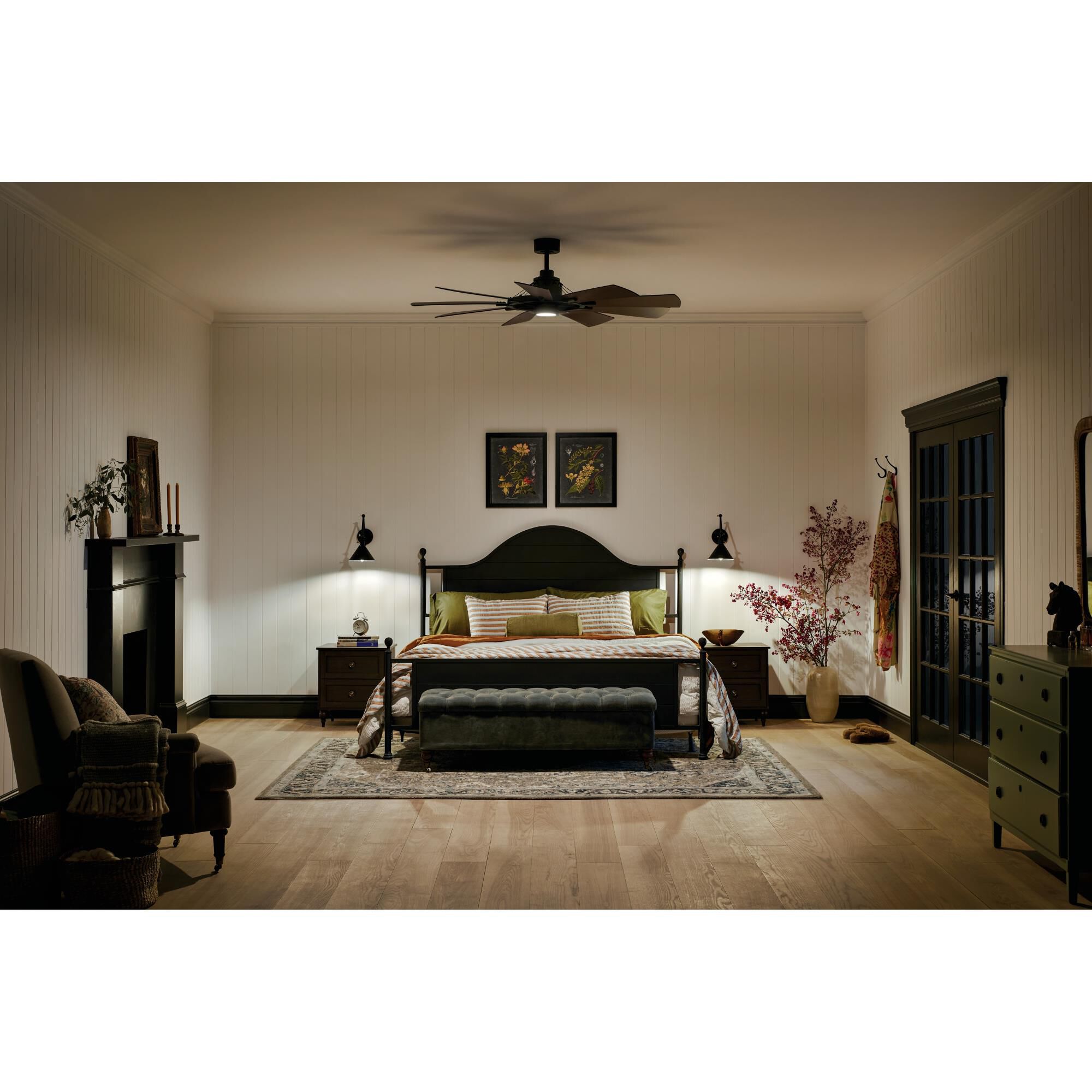 Gentry 60 Inch Ceiling Fan with Light Kit by Kichler Lighting