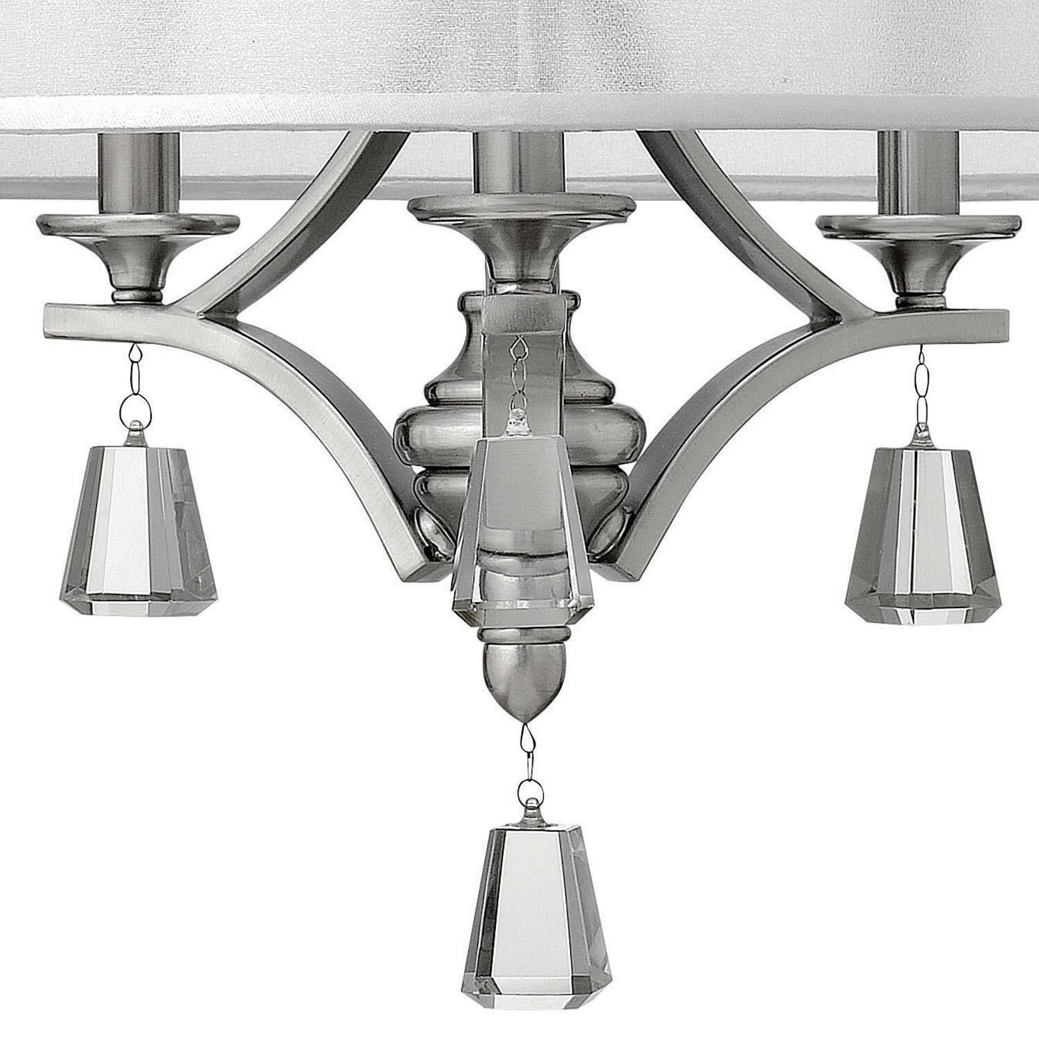 Mime 17 Inch 3 Light Semi Flush Mount by Fredrick Ramond