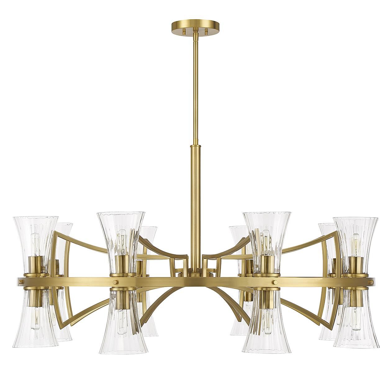 Bennington 45 Inch 16 Light Chandelier by Savoy House