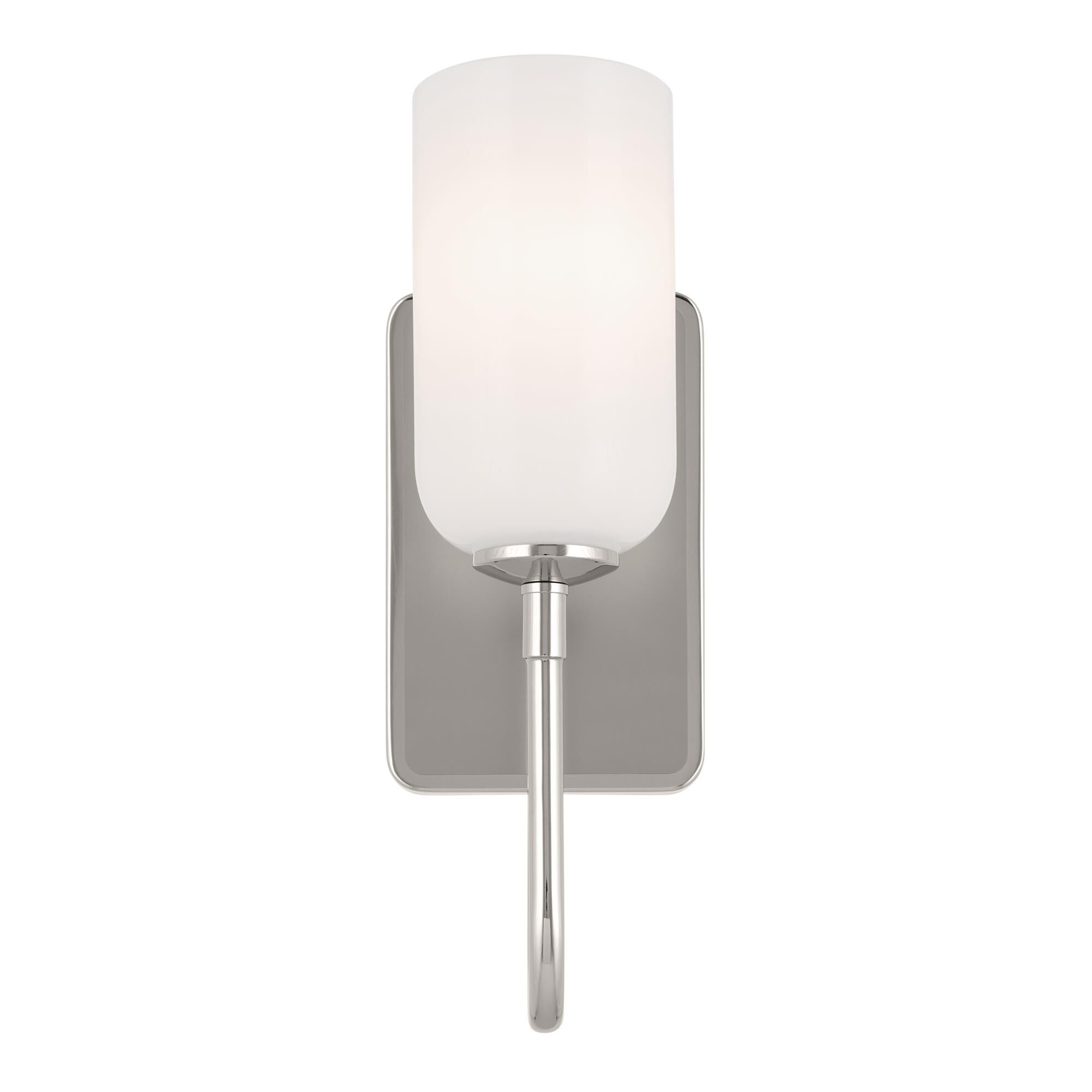 Shown in Polished Nickel finish and Opal glass