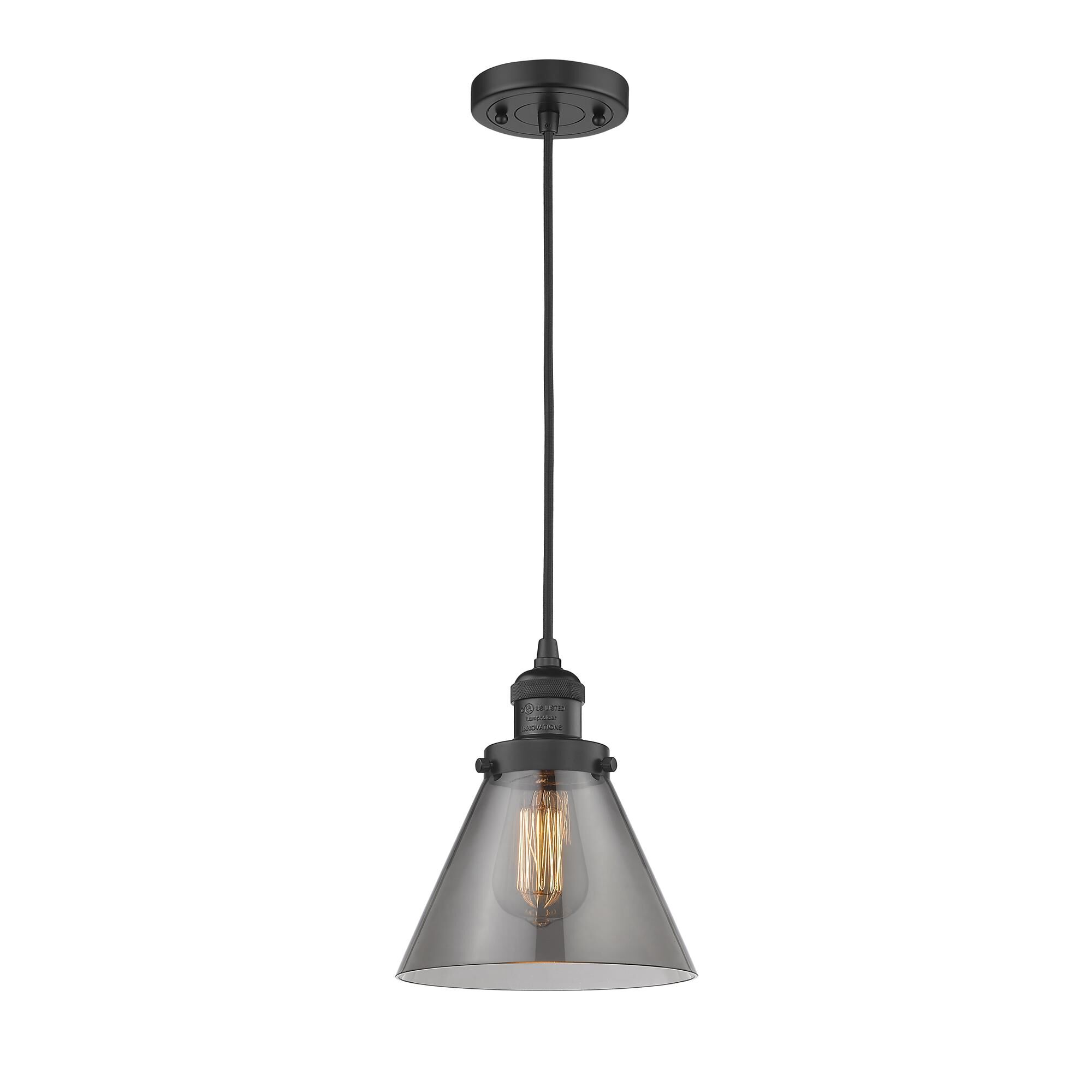 Bruno Marashlian Large Cone 8 Inch Mini Pendant by Innovations Lighting