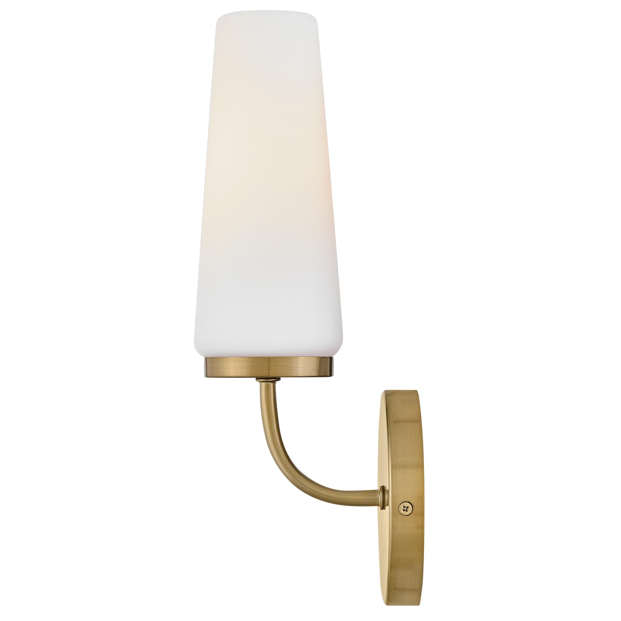 Shown in Gold finish and Etched Opal glass