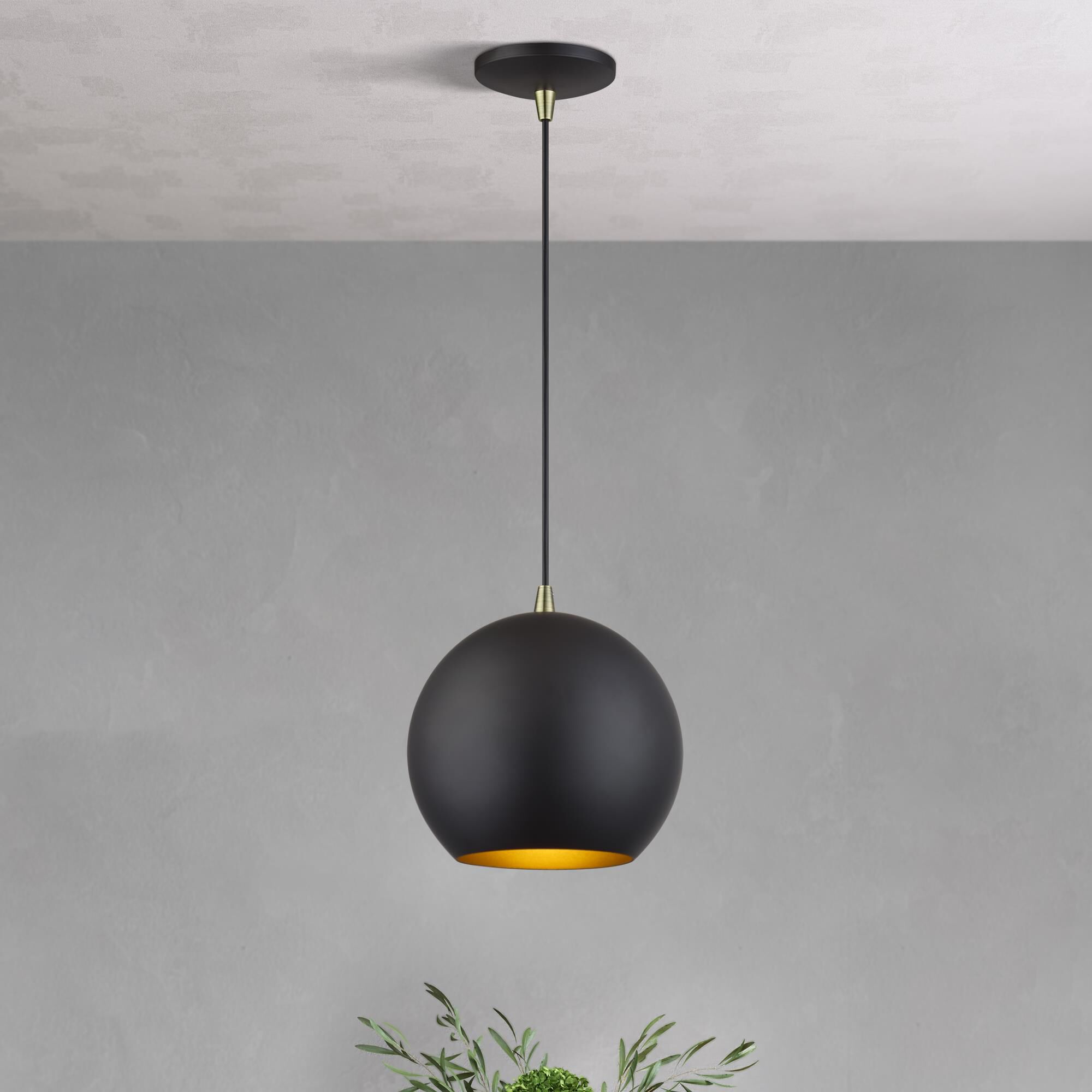 Kuppola 9 Inch Mini Pendant by Livex Lighting