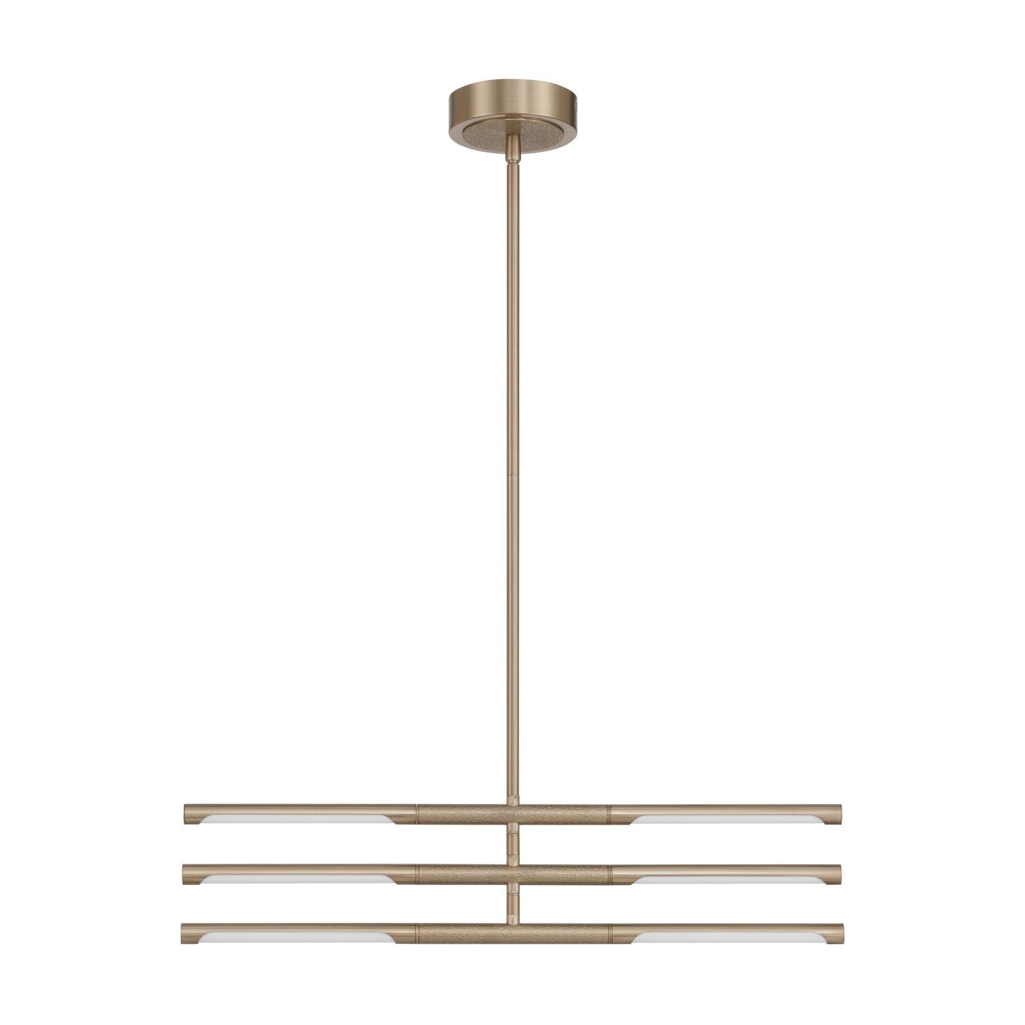 Shown in Champagne Gold finish and White glass