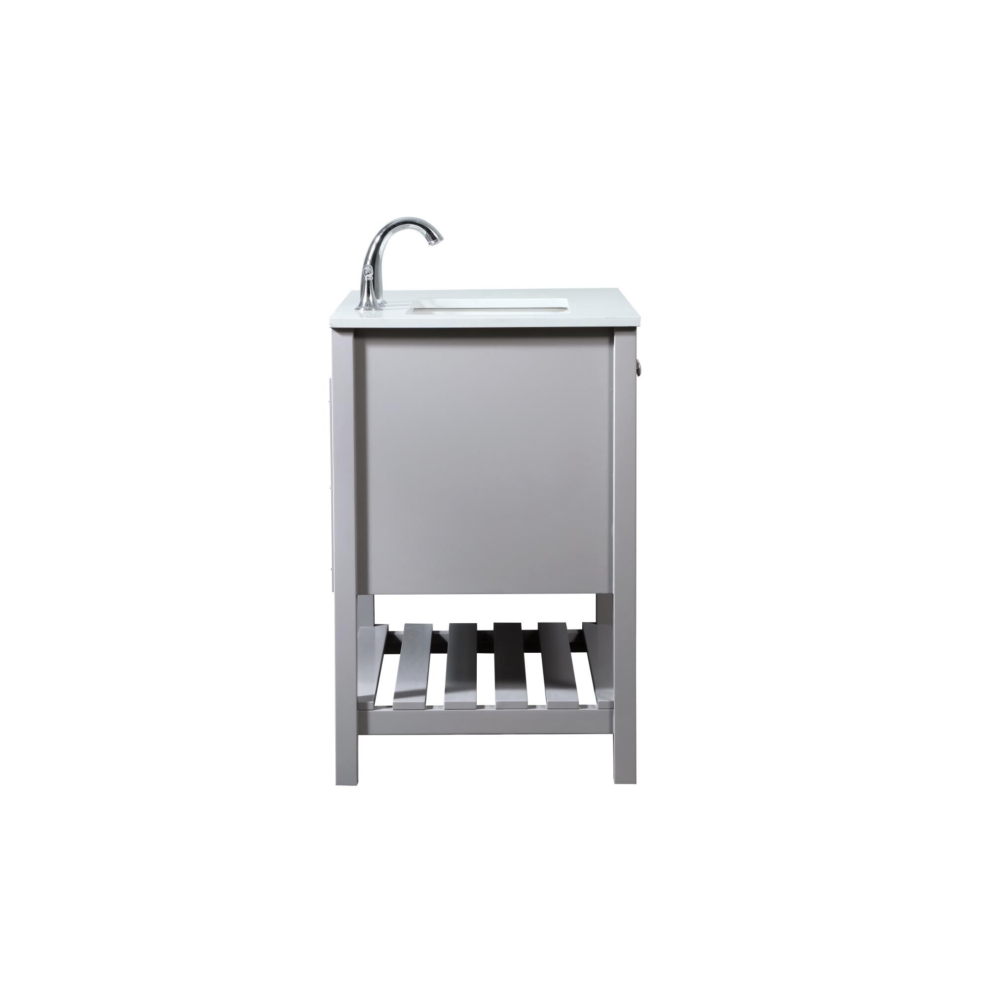 Shown in Grey finish