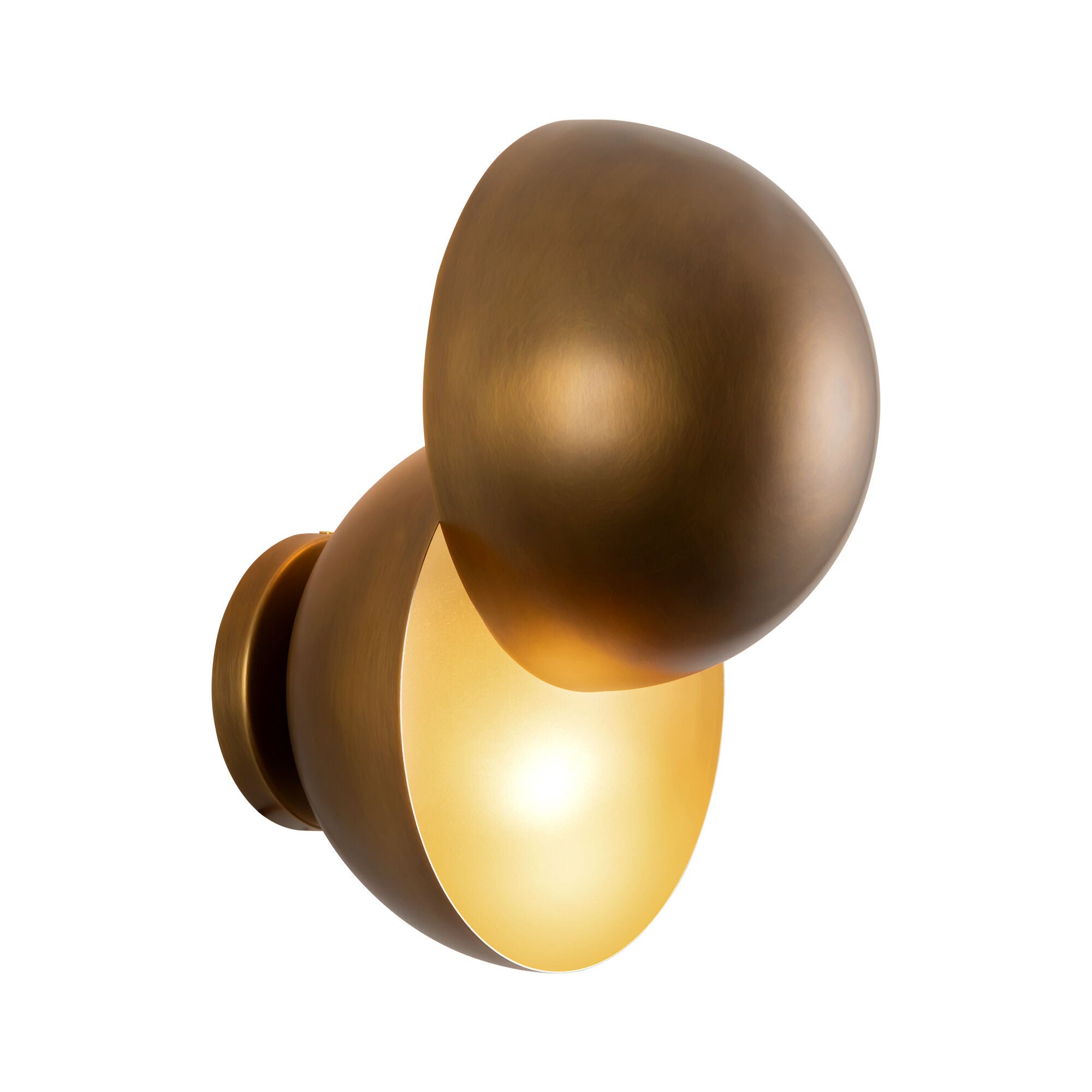 Shown in Vintage Brass finish and Steel shade