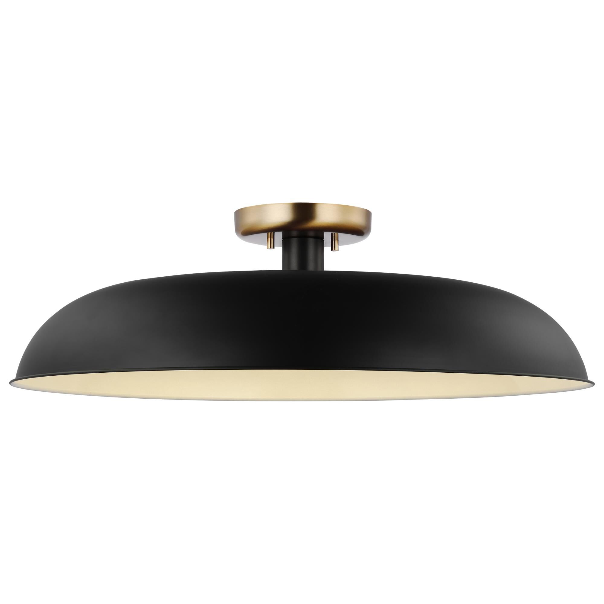 Colony 24 Inch 1 Light Semi Flush Mount by Nuvo Lighting