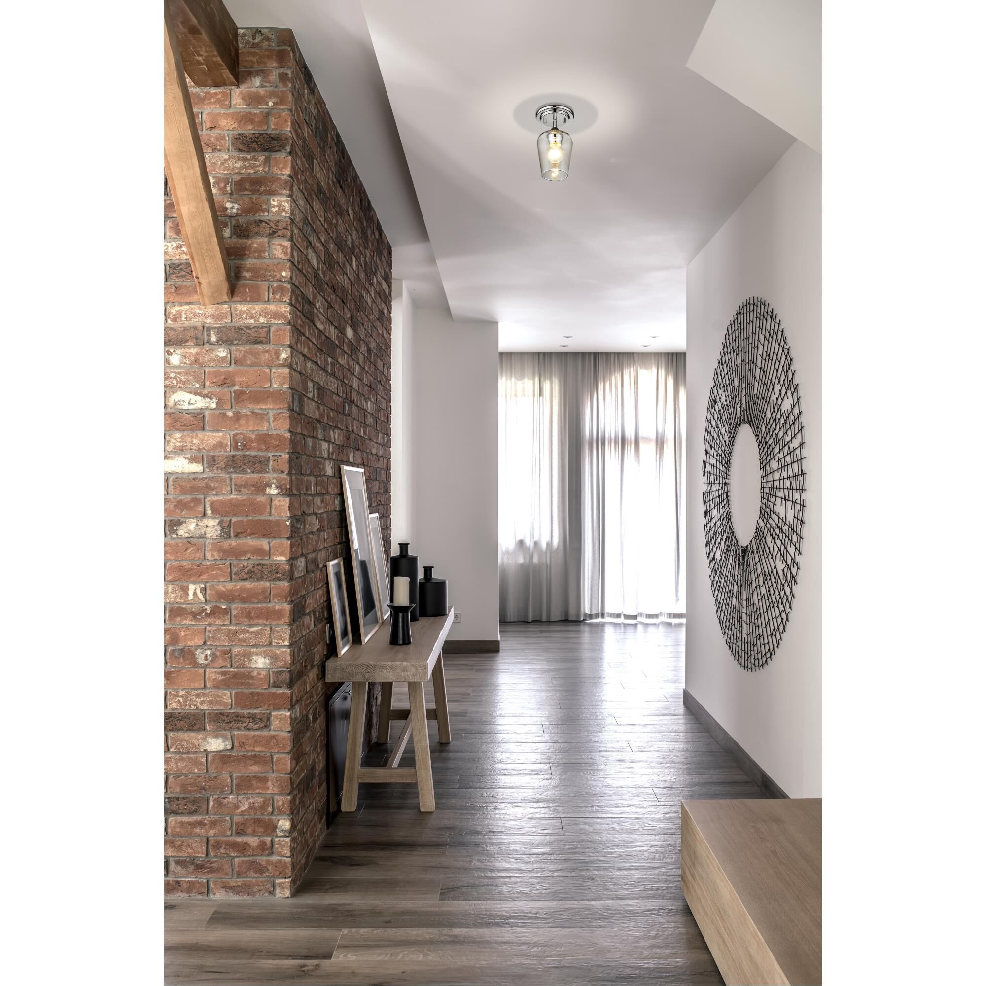 Joliet 5 Inch 1 Light Flush Mount by Z-Lite