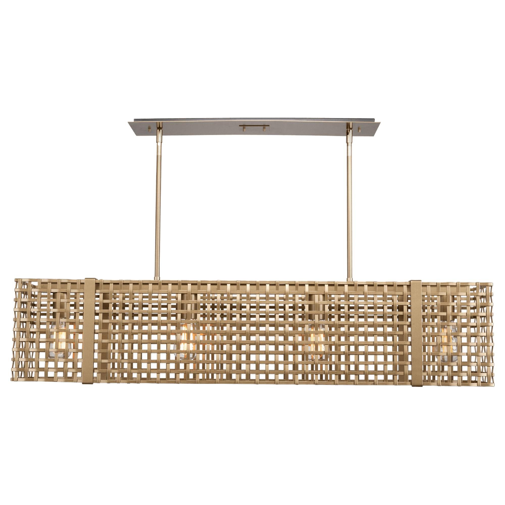 Tweed Linear Suspension Light by Hammerton Studio