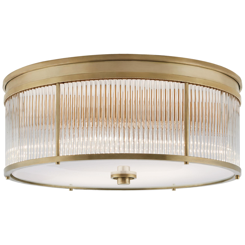 Ralph Lauren Allen 18 Inch 3 Light Flush Mount by Visual Comfort Signature Collection